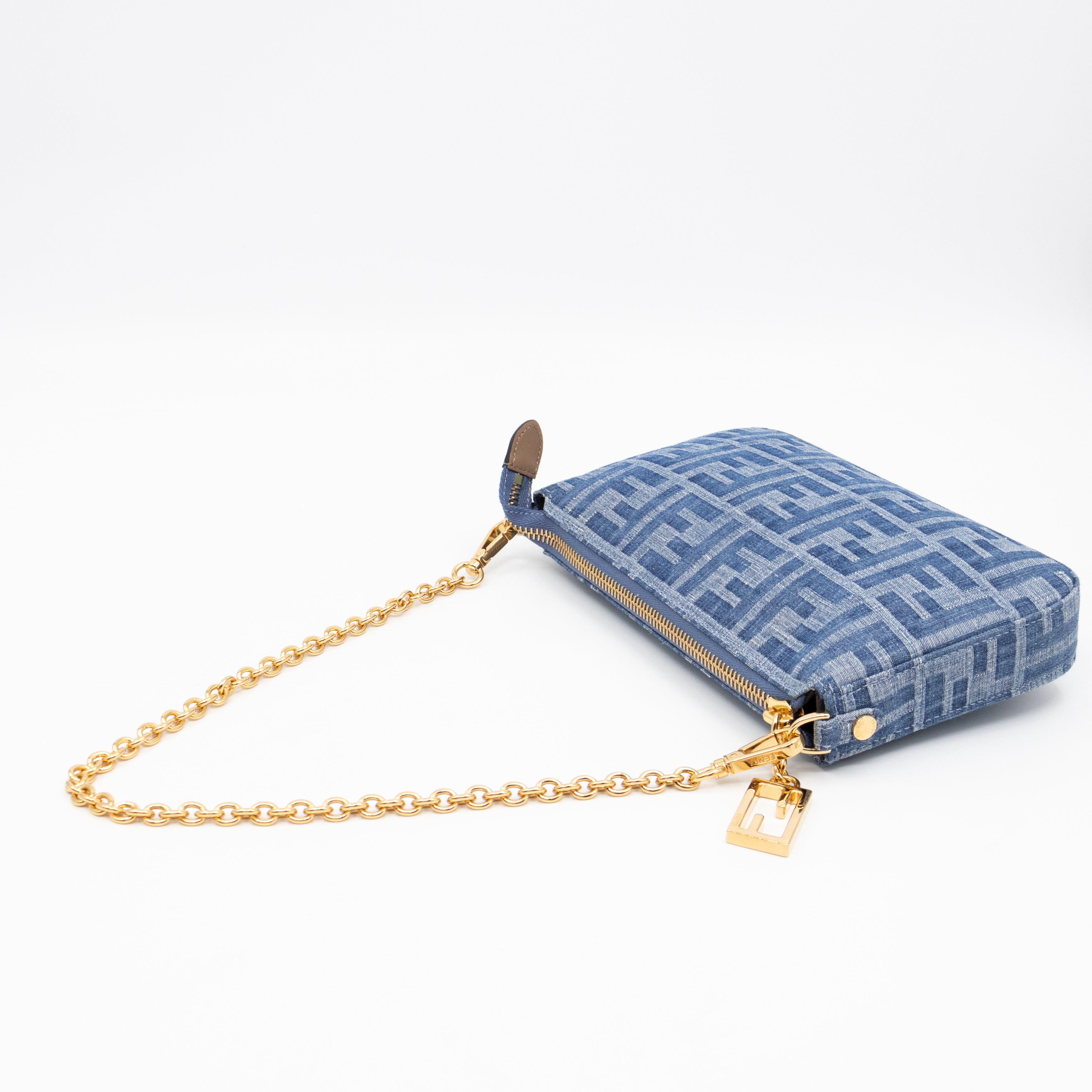Baguette Pouch Blue Denim