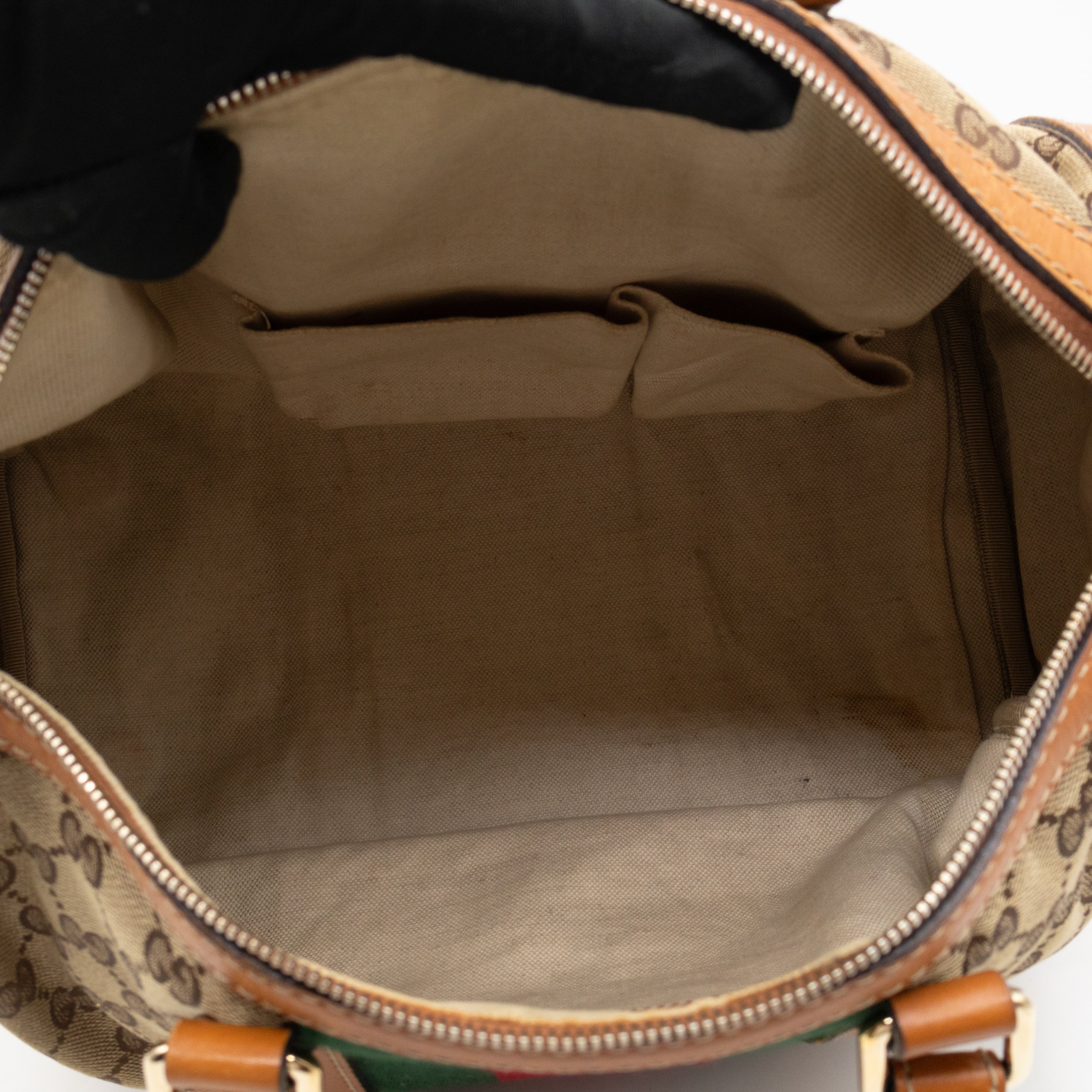 Web Boston Bag GG Supreme Orange