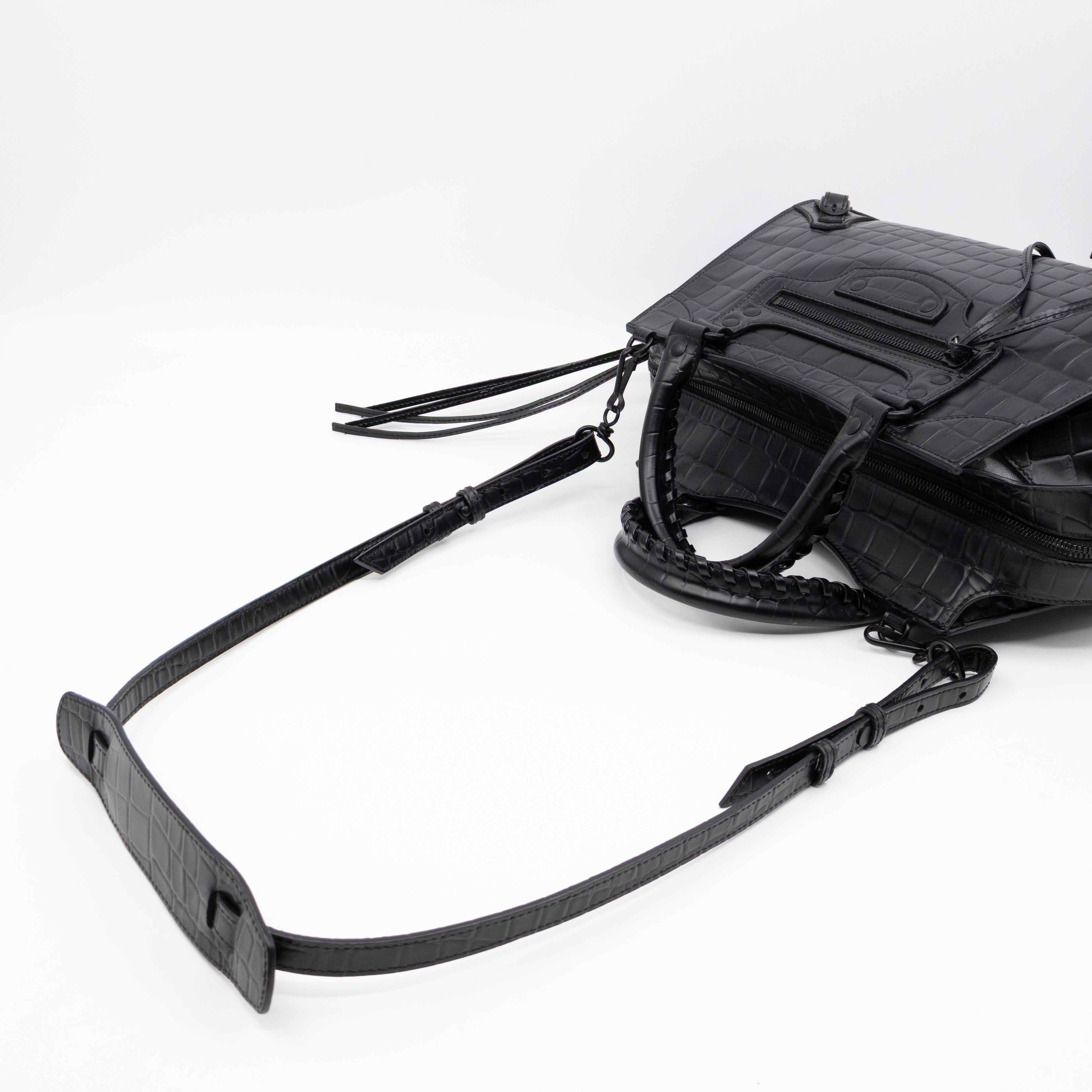 Neo Classic City Small Black Semi Shine Leather