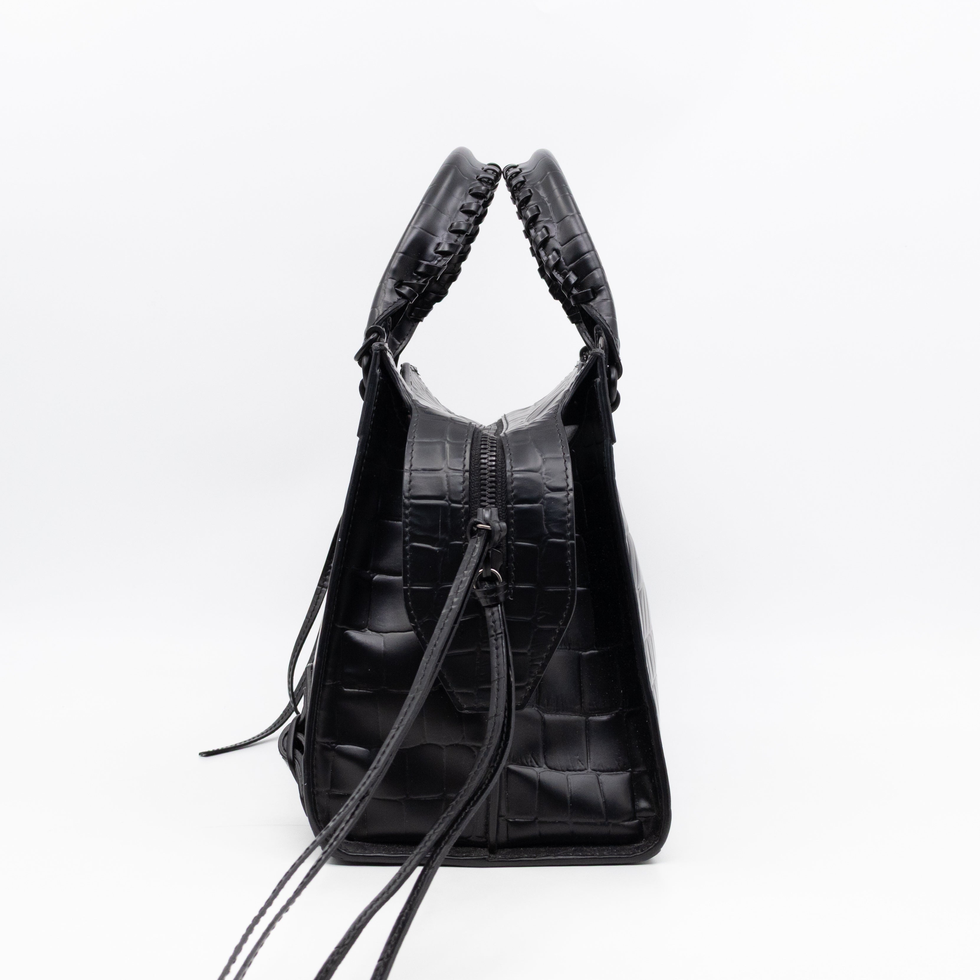 Neo Classic City Small Black Semi Shine Leather