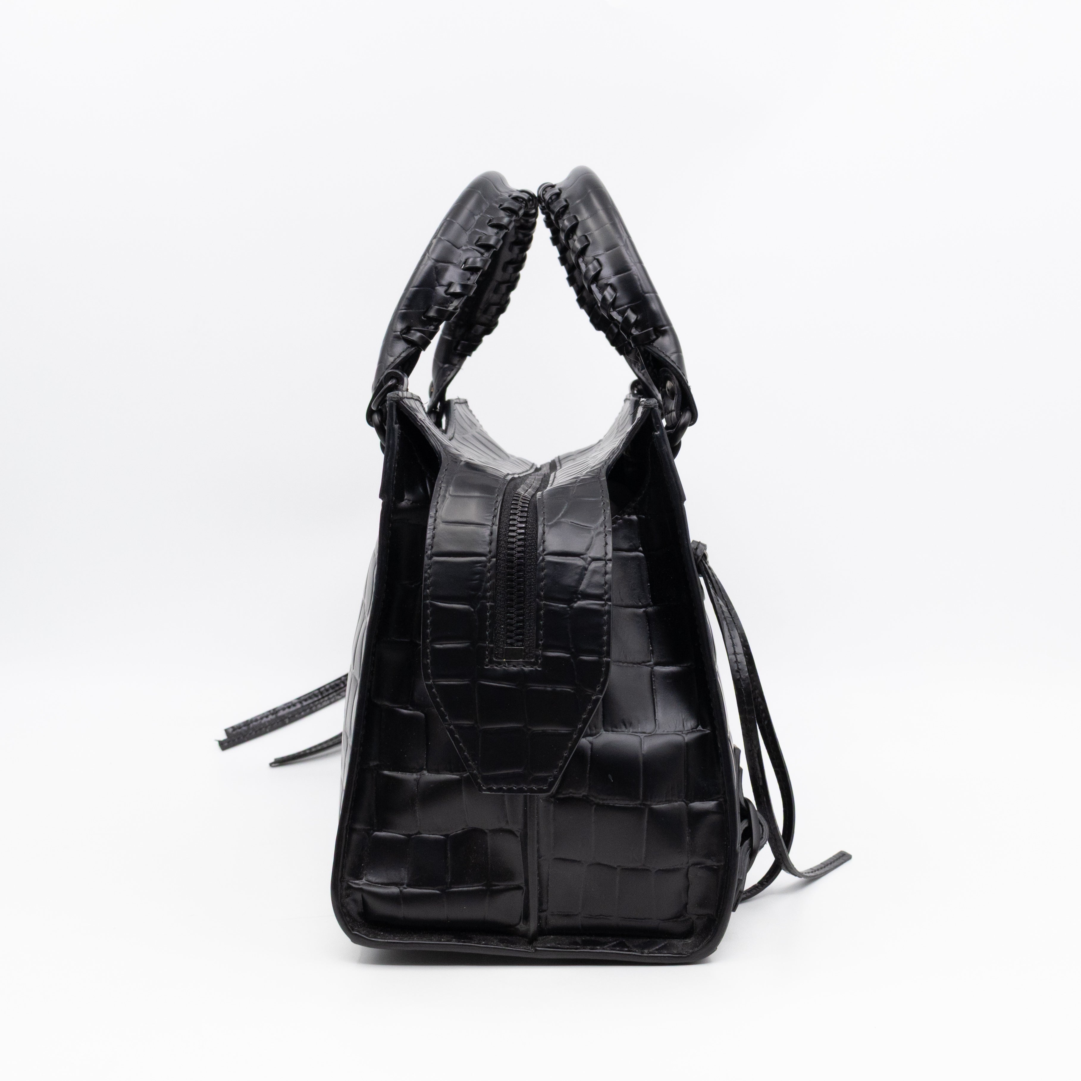 Neo Classic City Small Black Semi Shine Leather