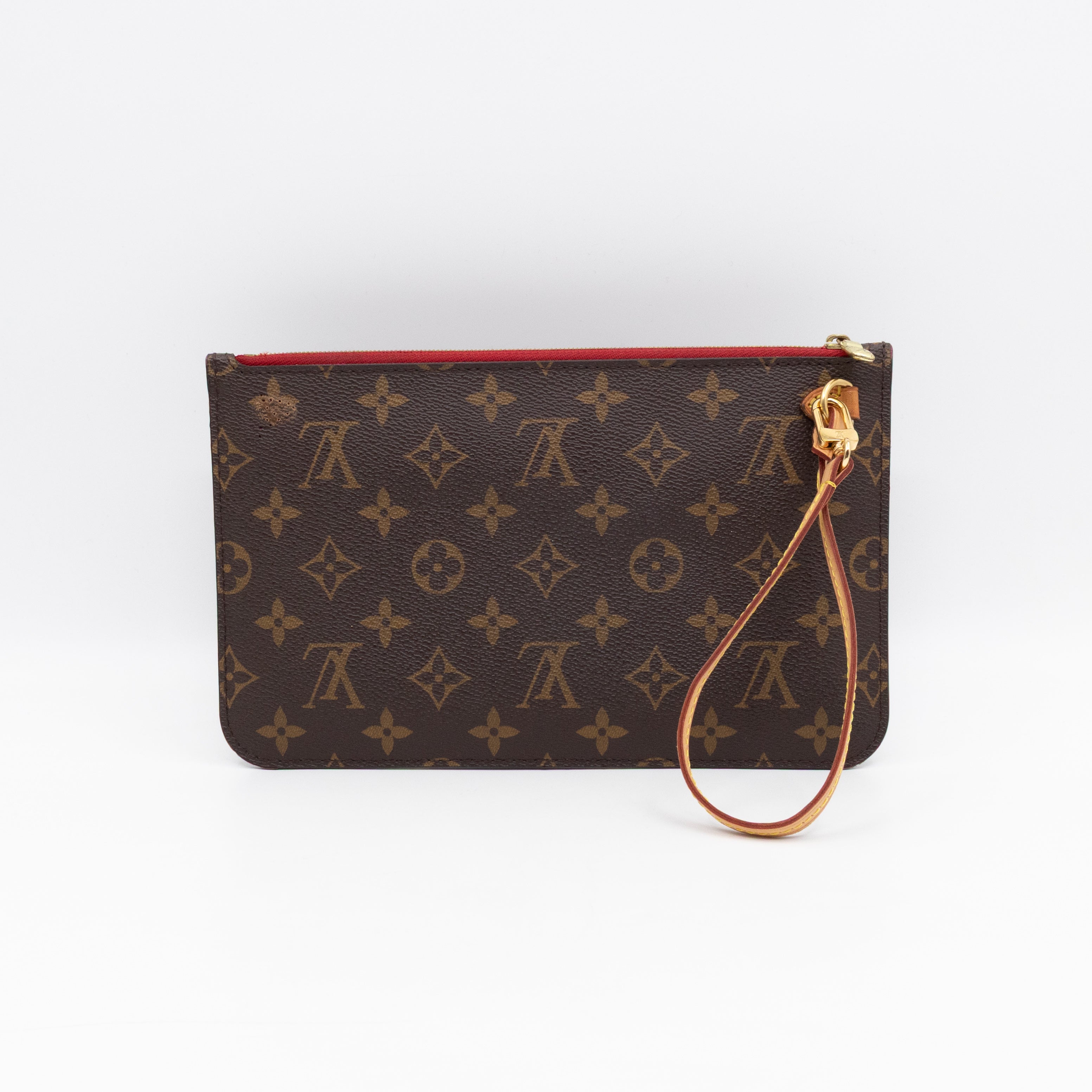 Neverfull Pochette Monogram Cerise