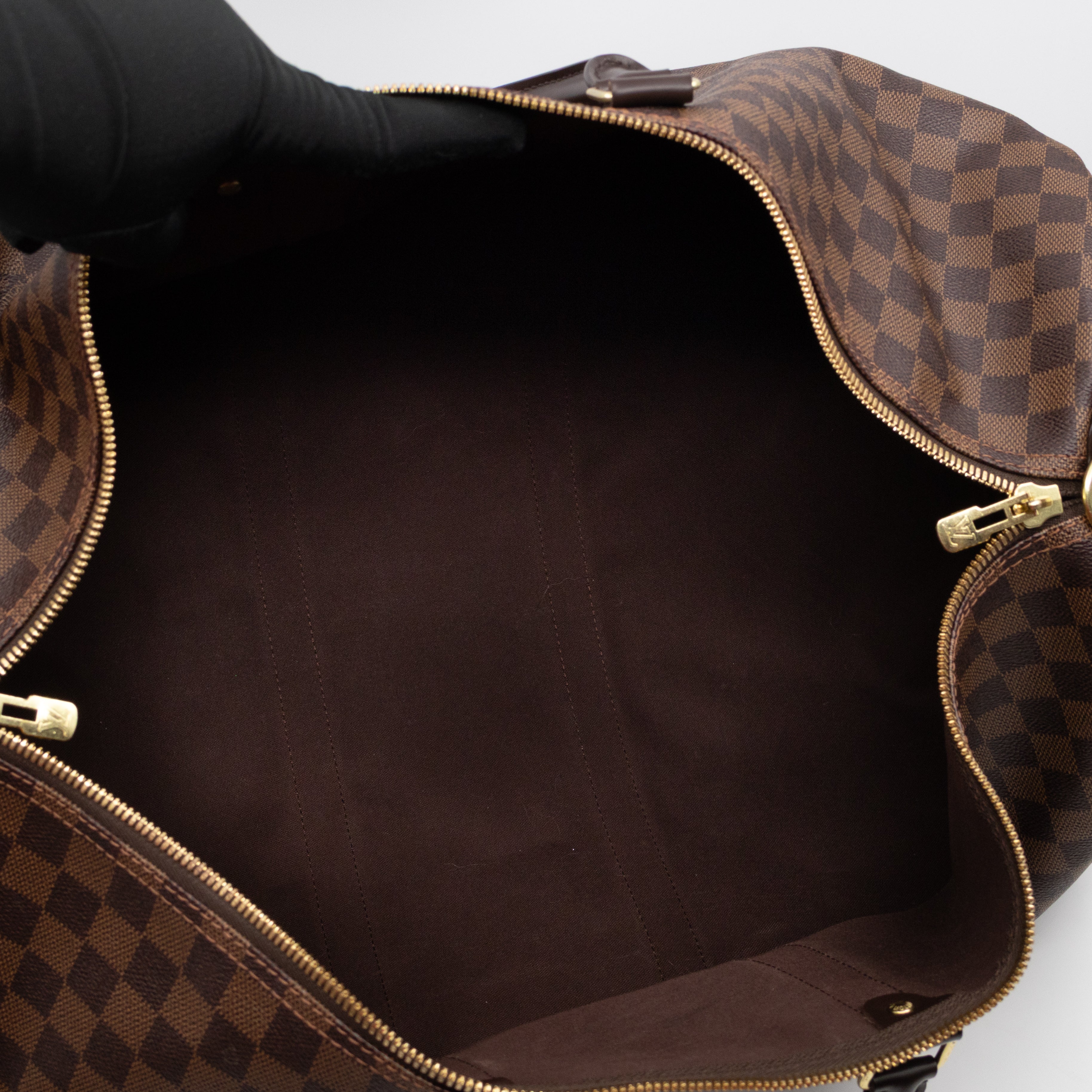 Keepall 55 Bandouliere Damier Ebene
