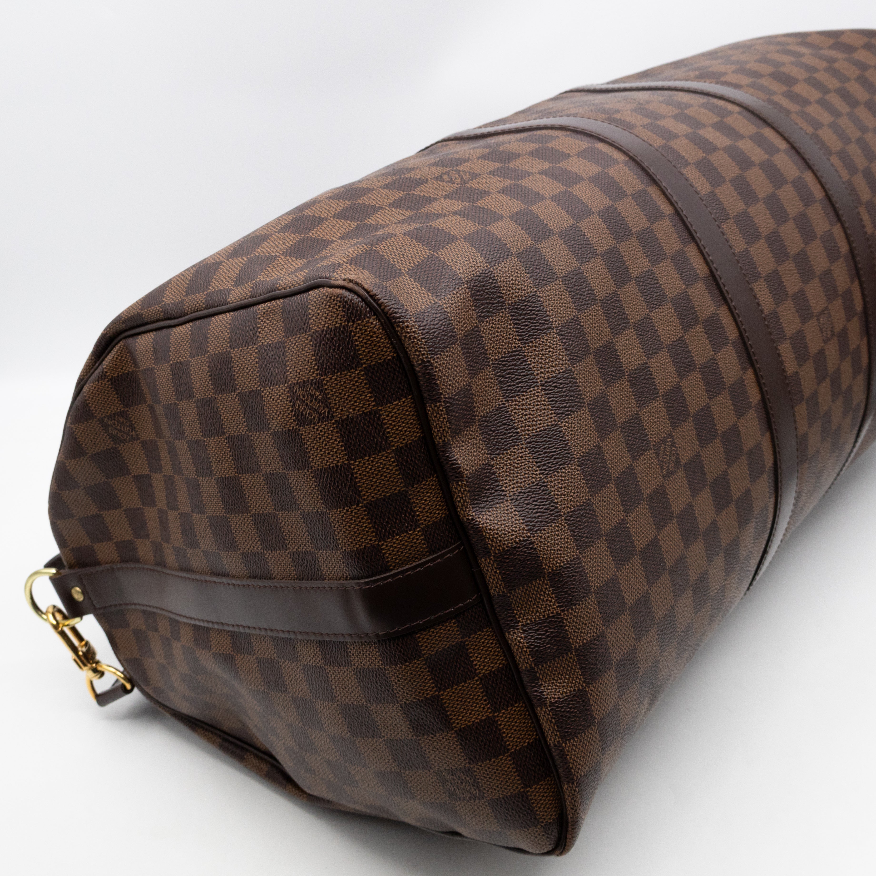 Keepall 55 Bandouliere Damier Ebene