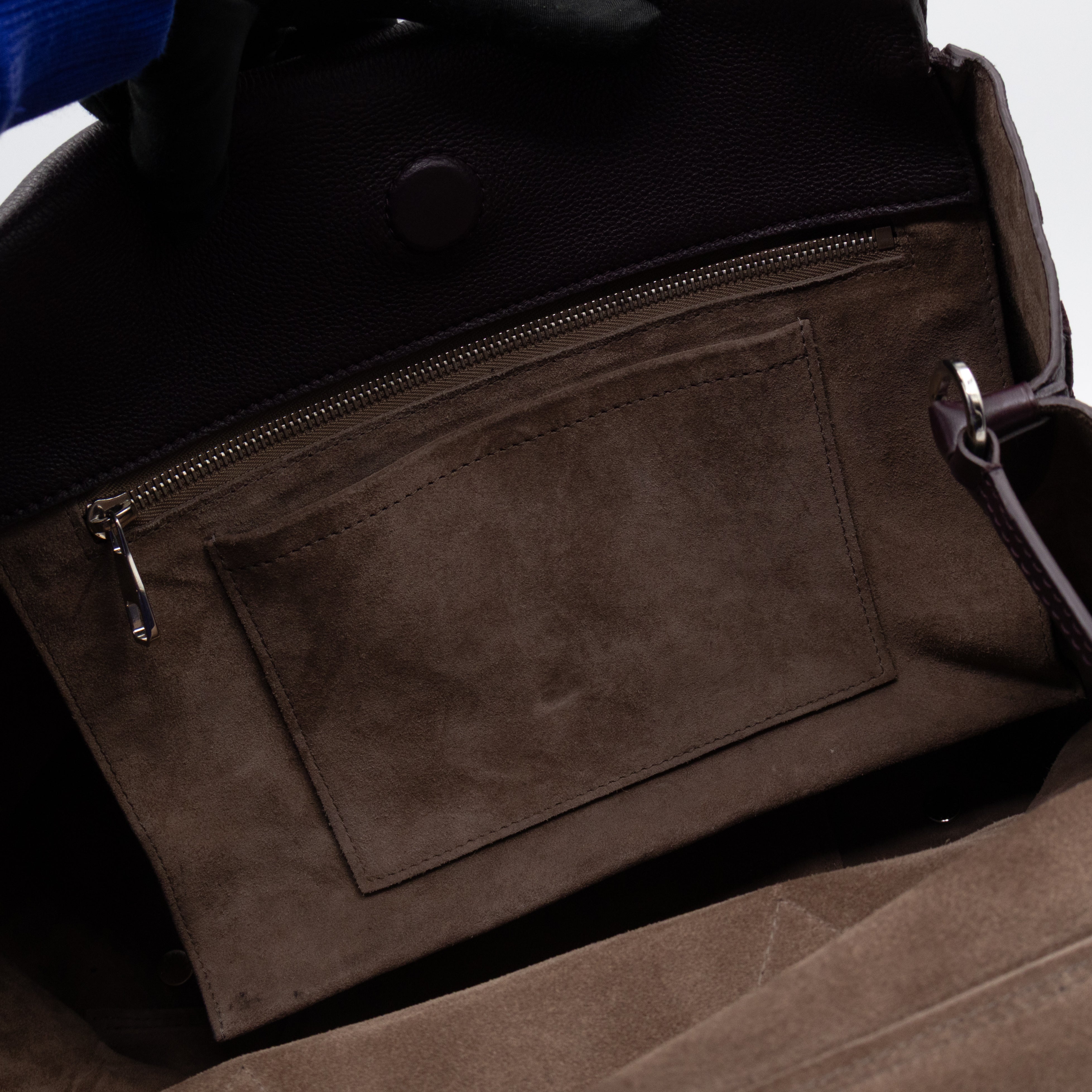 W Tote Bag Quetsche Veau Cachemire Leather