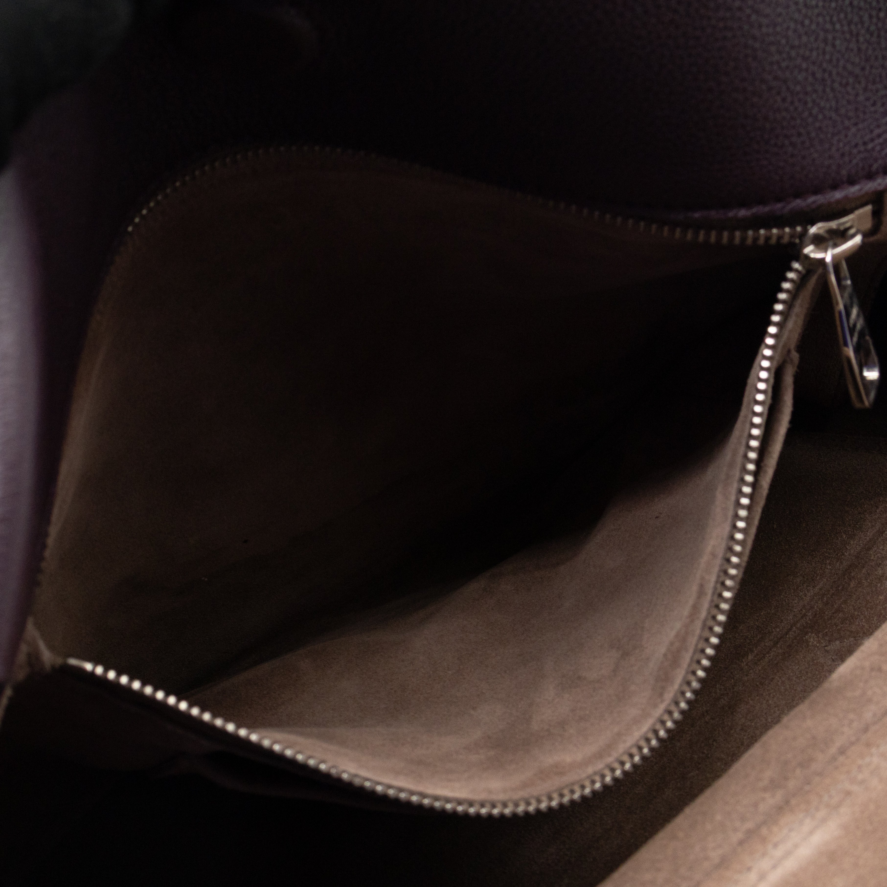 W Tote Bag Quetsche Veau Cachemire Leather