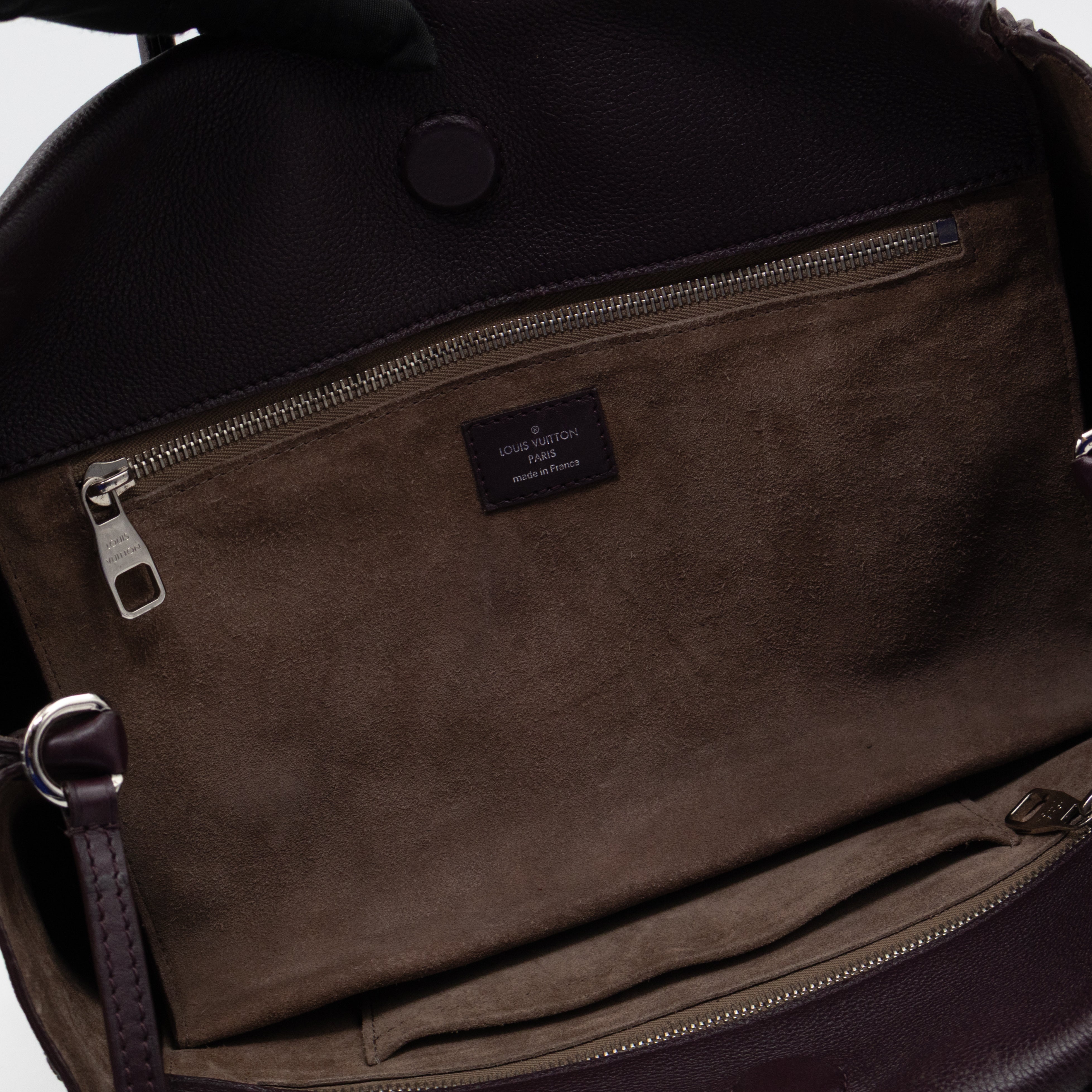 W Tote Bag Quetsche Veau Cachemire Leather