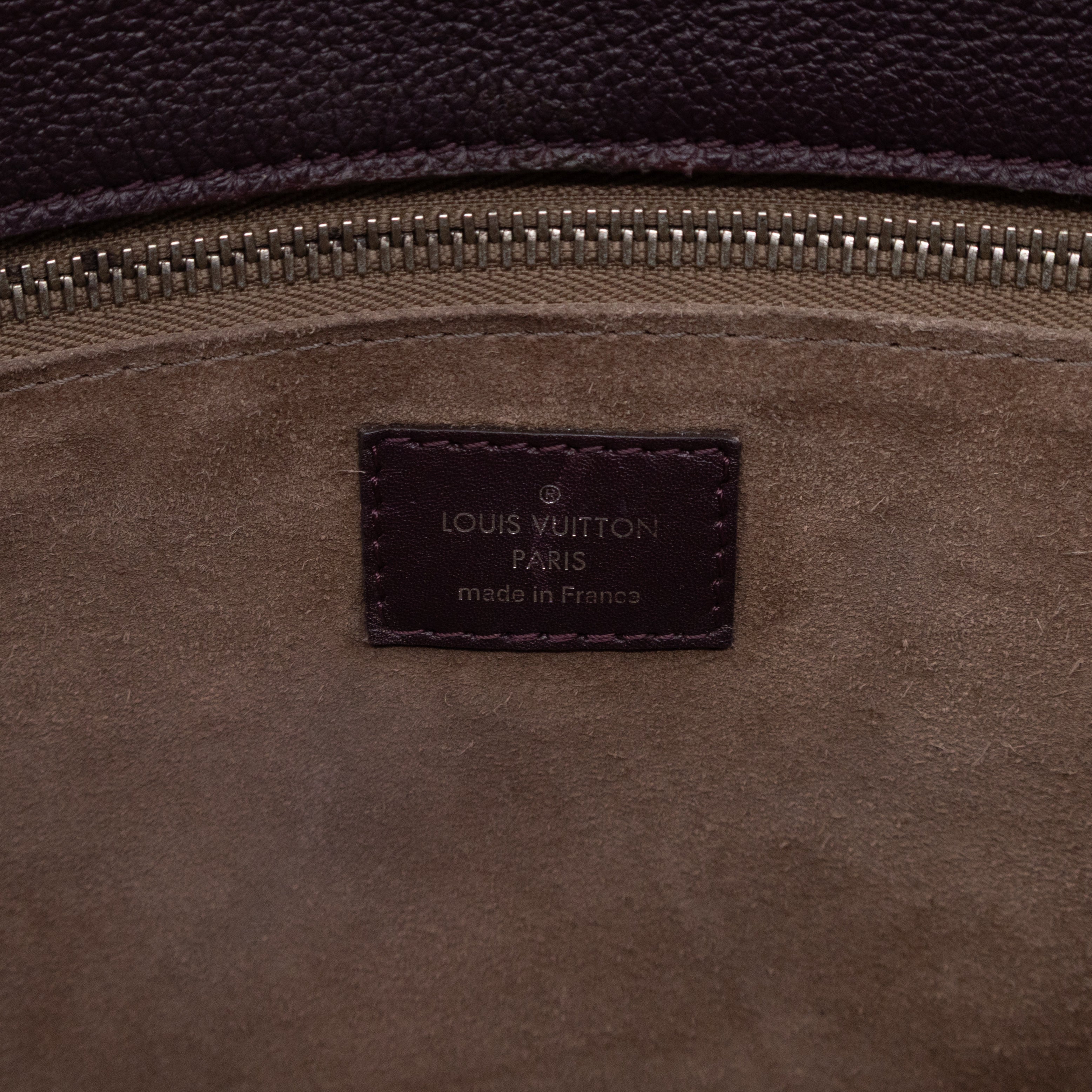 W Tote Bag Quetsche Veau Cachemire Leather