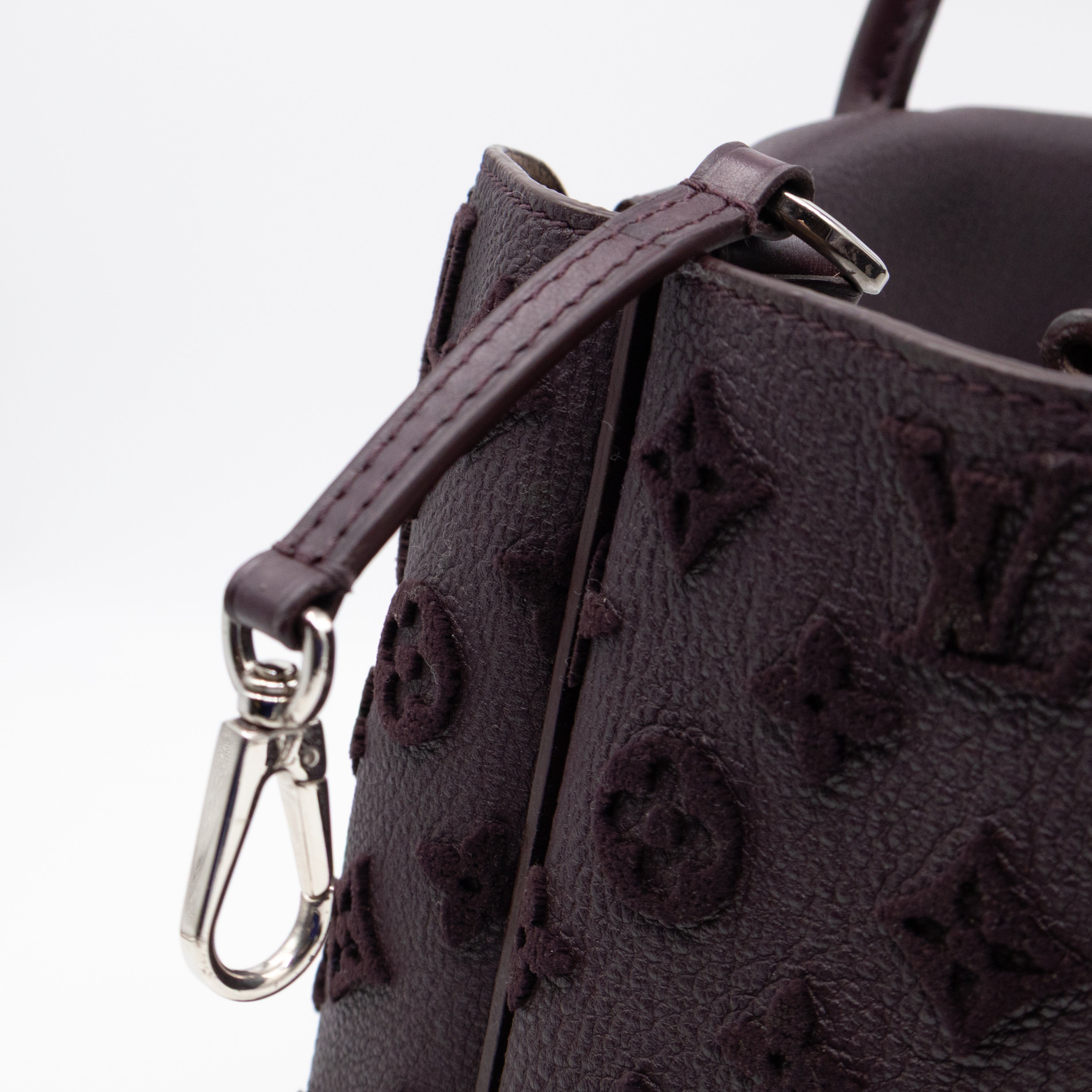 W Tote Bag Quetsche Veau Cachemire Leather