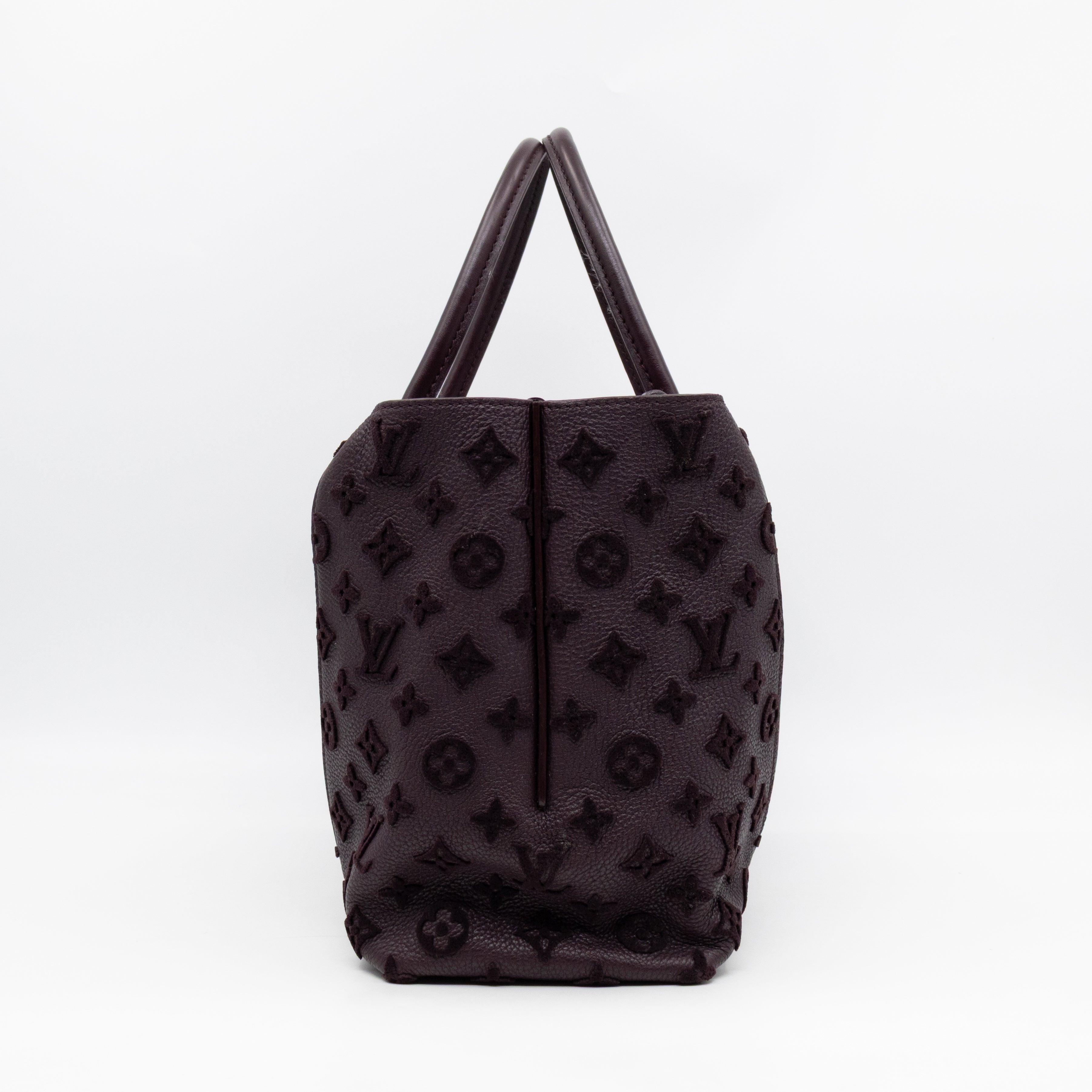 W Tote Bag Quetsche Veau Cachemire Leather