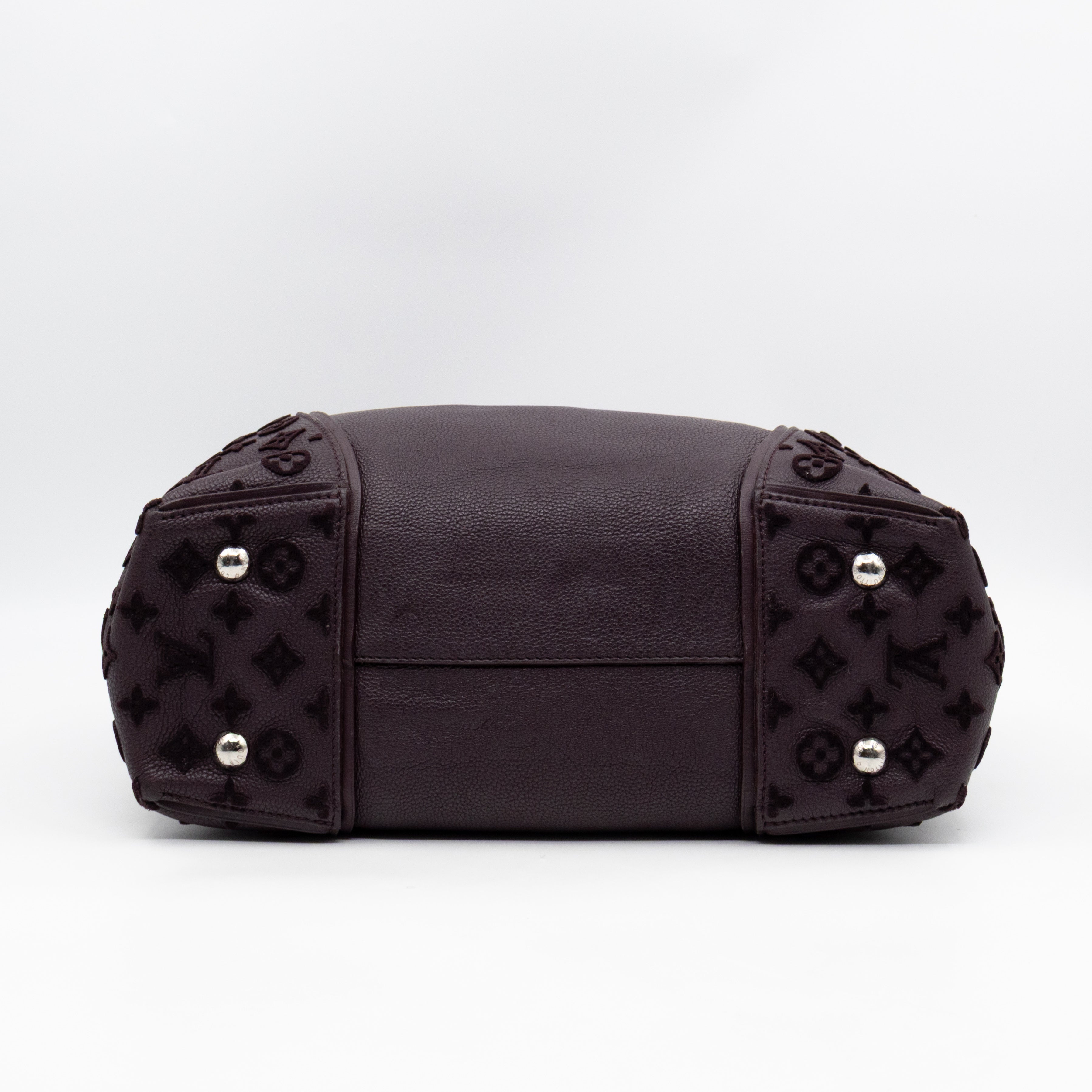 W Tote Bag Quetsche Veau Cachemire Leather