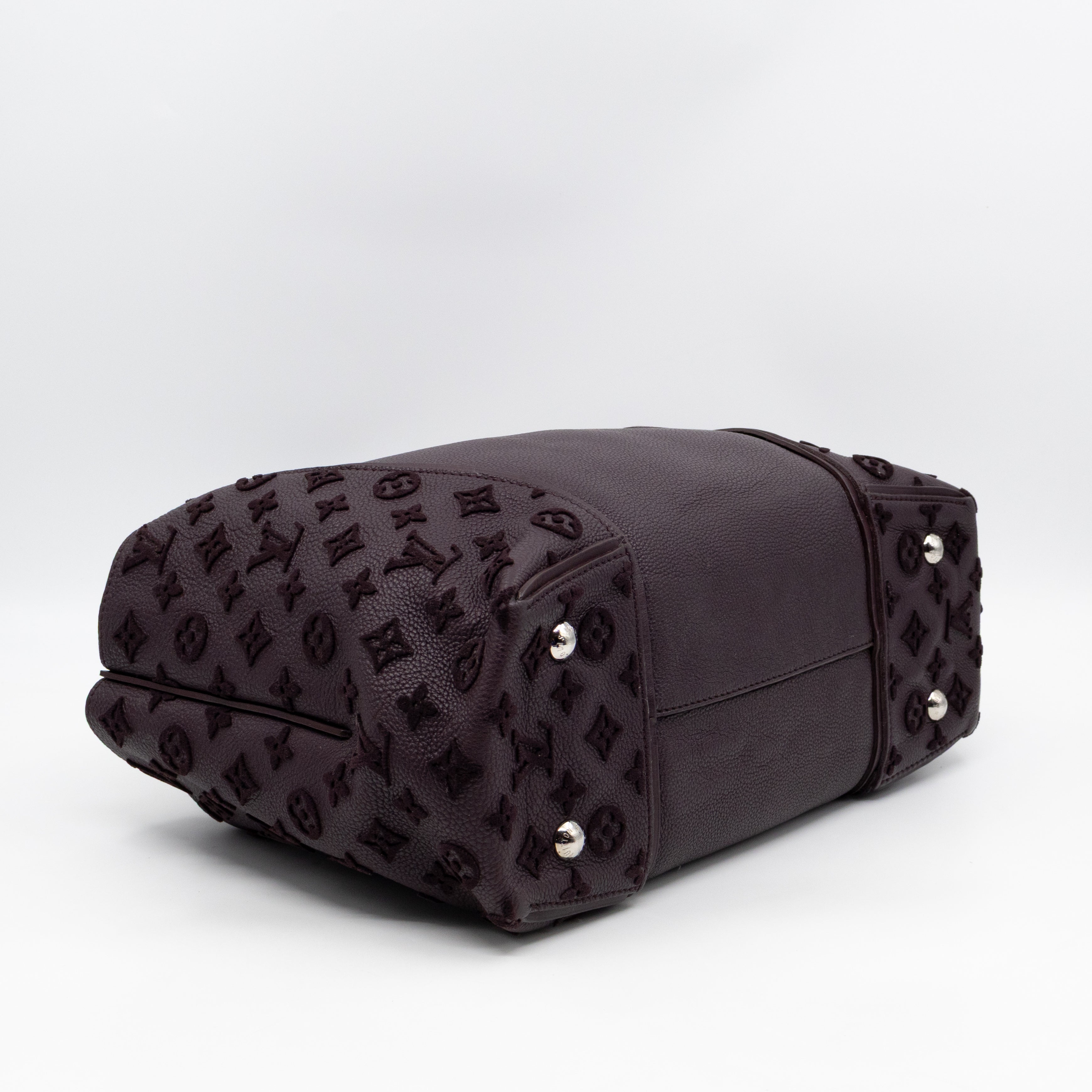 W Tote Bag Quetsche Veau Cachemire Leather