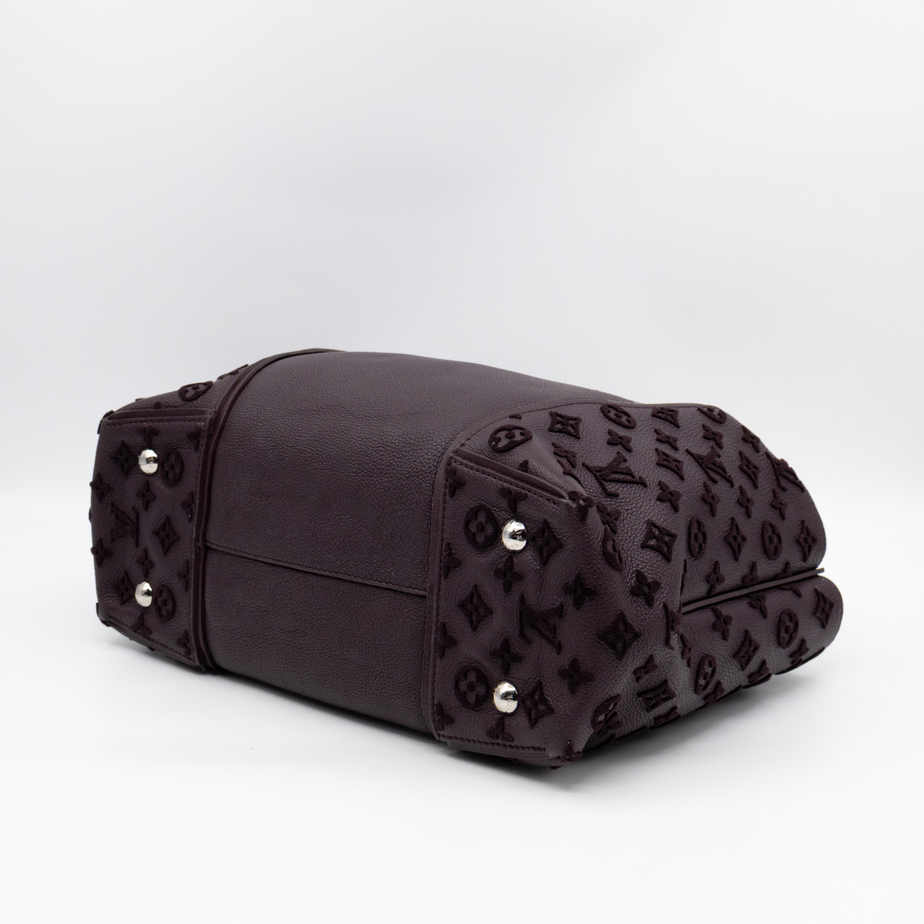 W Tote Bag Quetsche Veau Cachemire Leather