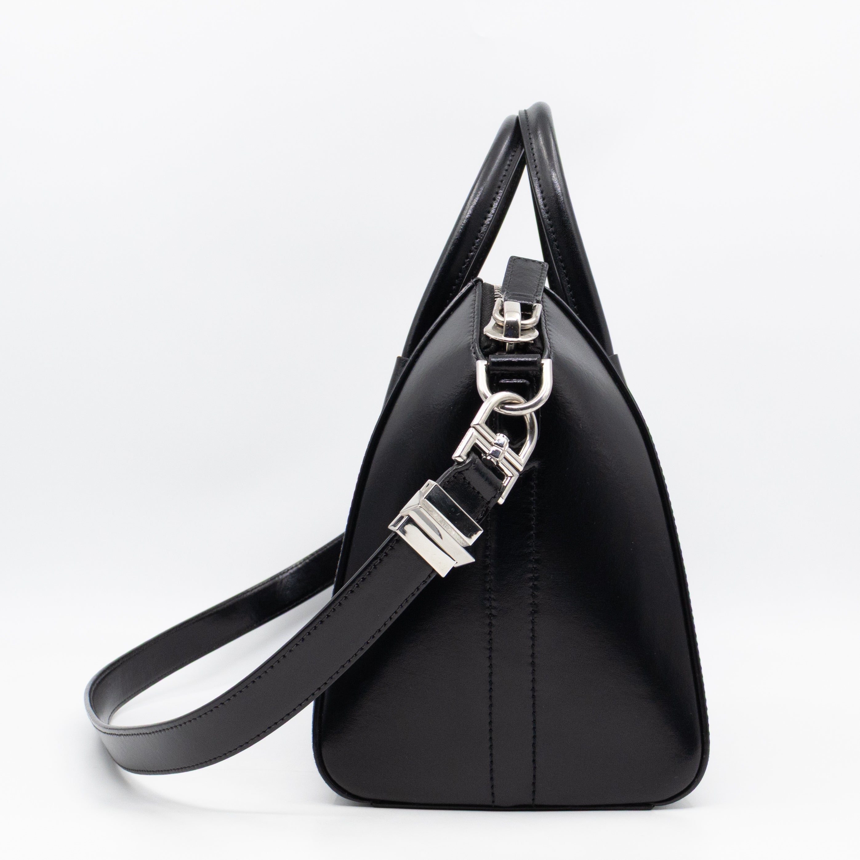 Antigona Small Black Leather