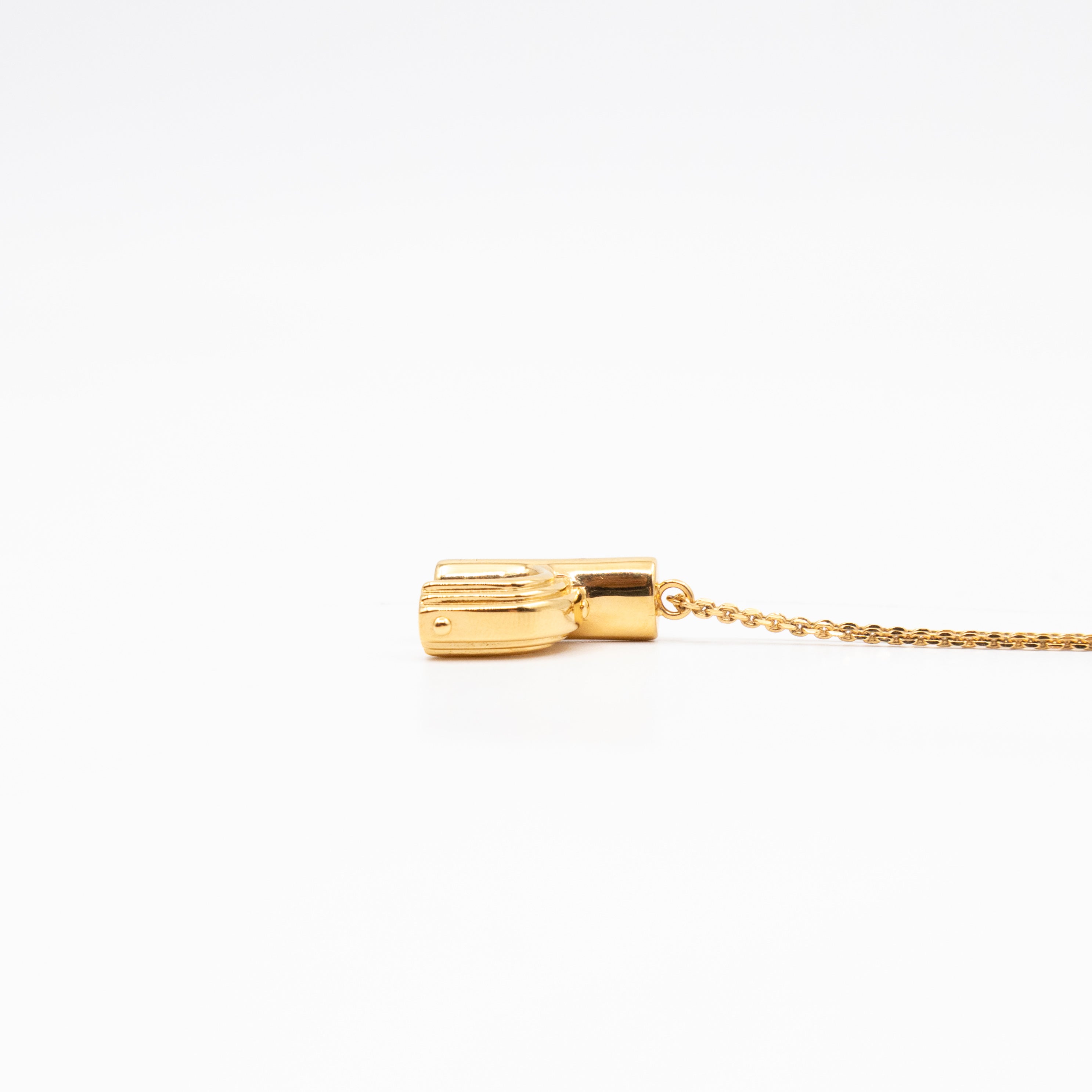 LV & Me Necklace "h" Pendant Gold
