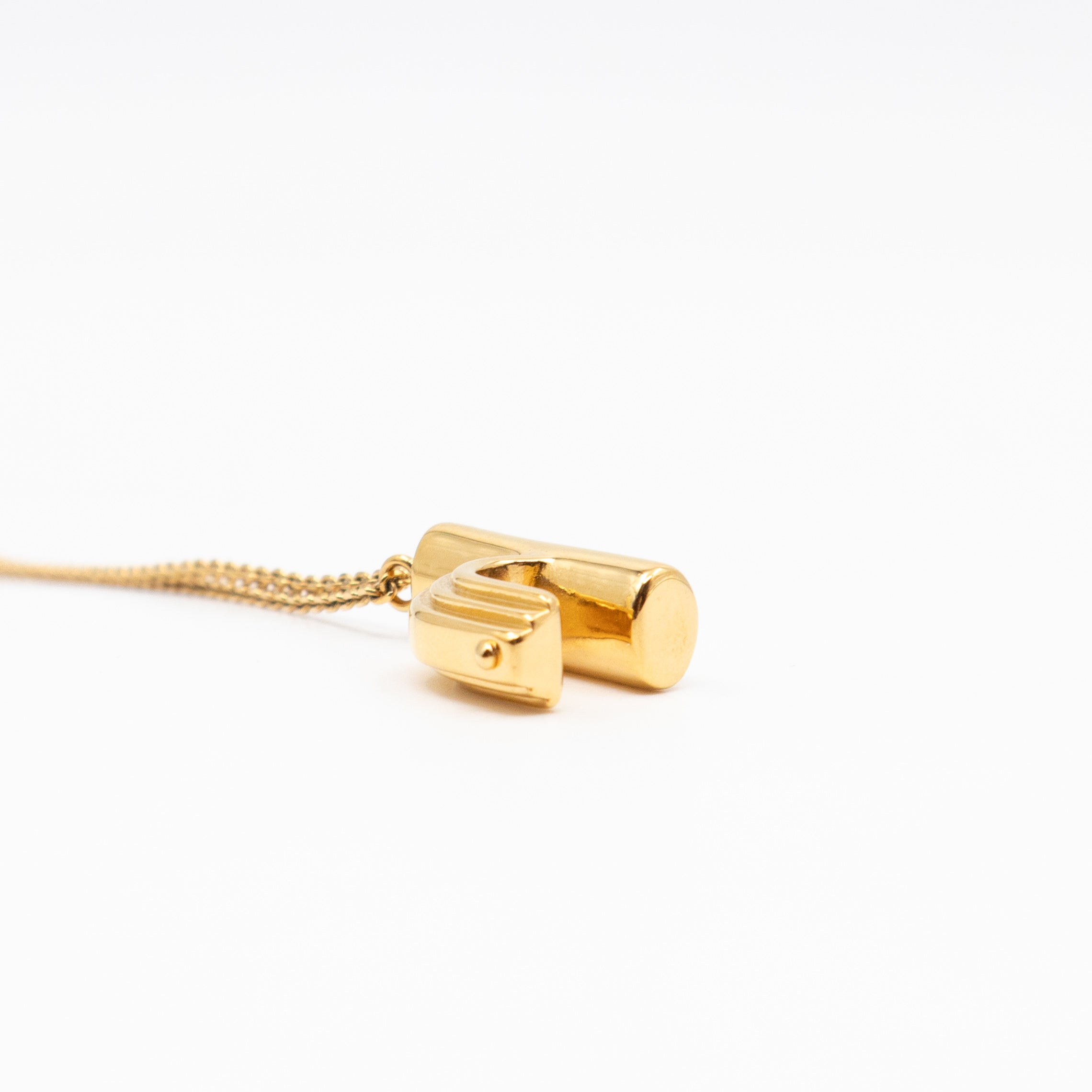 LV & Me Necklace "h" Pendant Gold