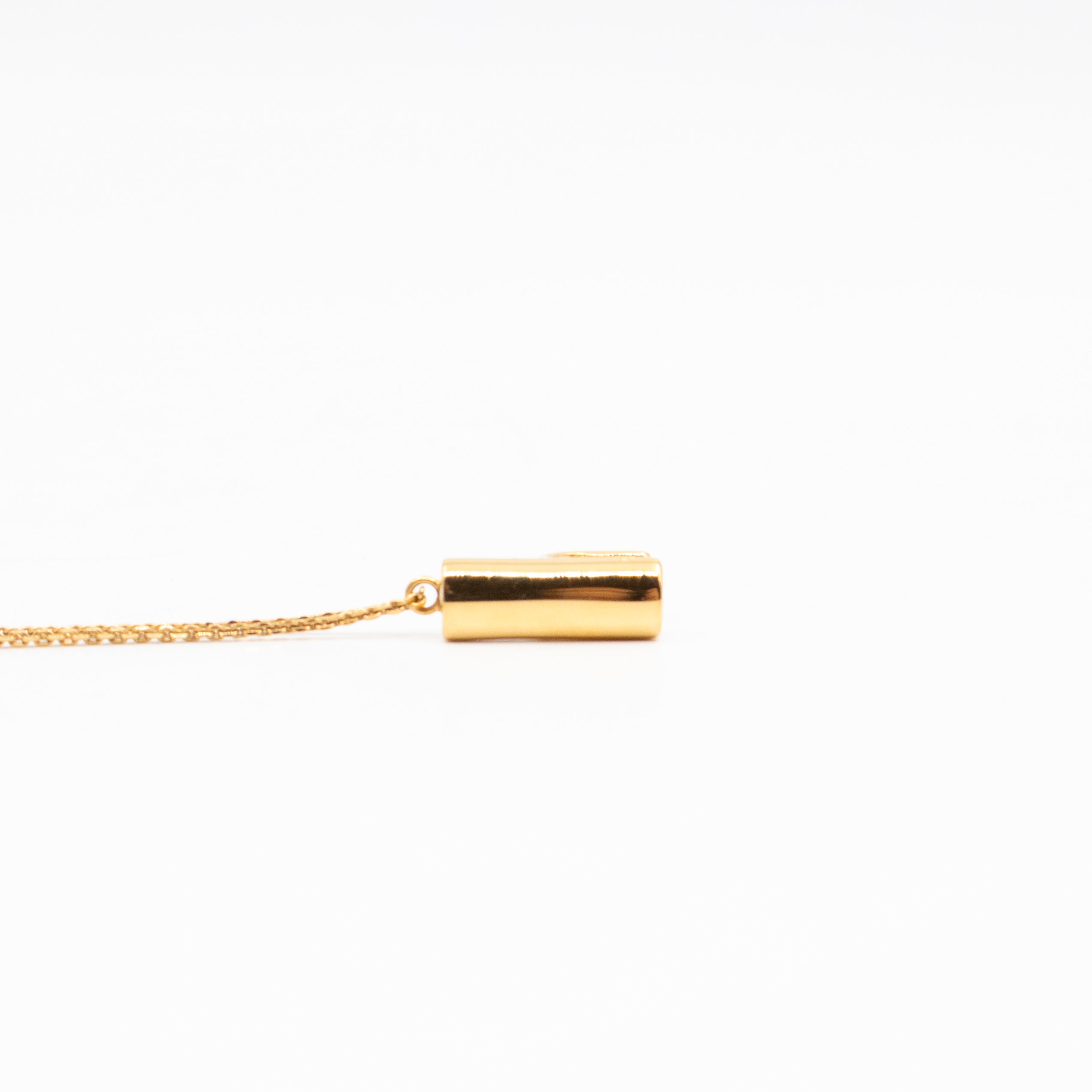 LV & Me Necklace "h" Pendant Gold