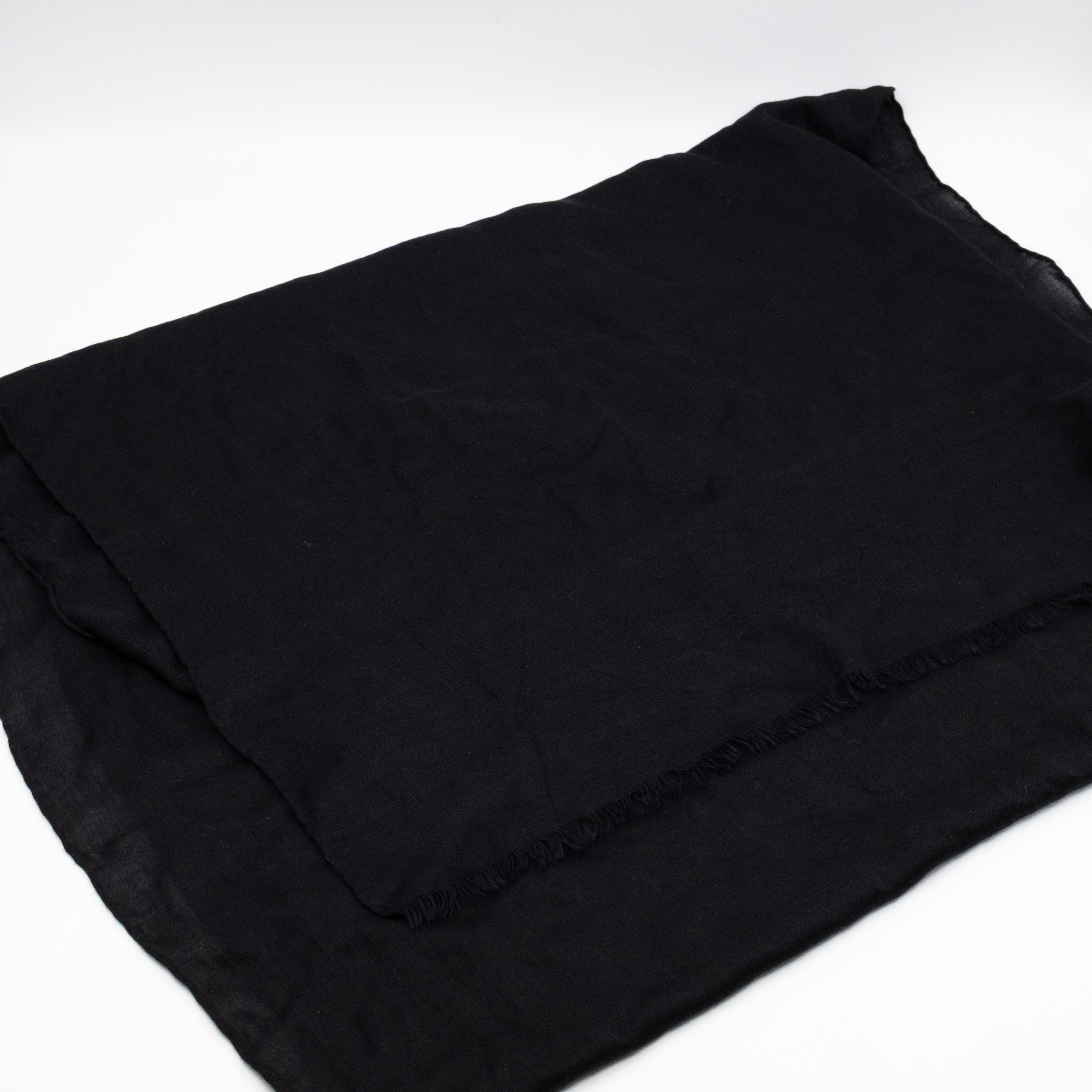 CC Camellia Fringe Cashmere Silk Scarf