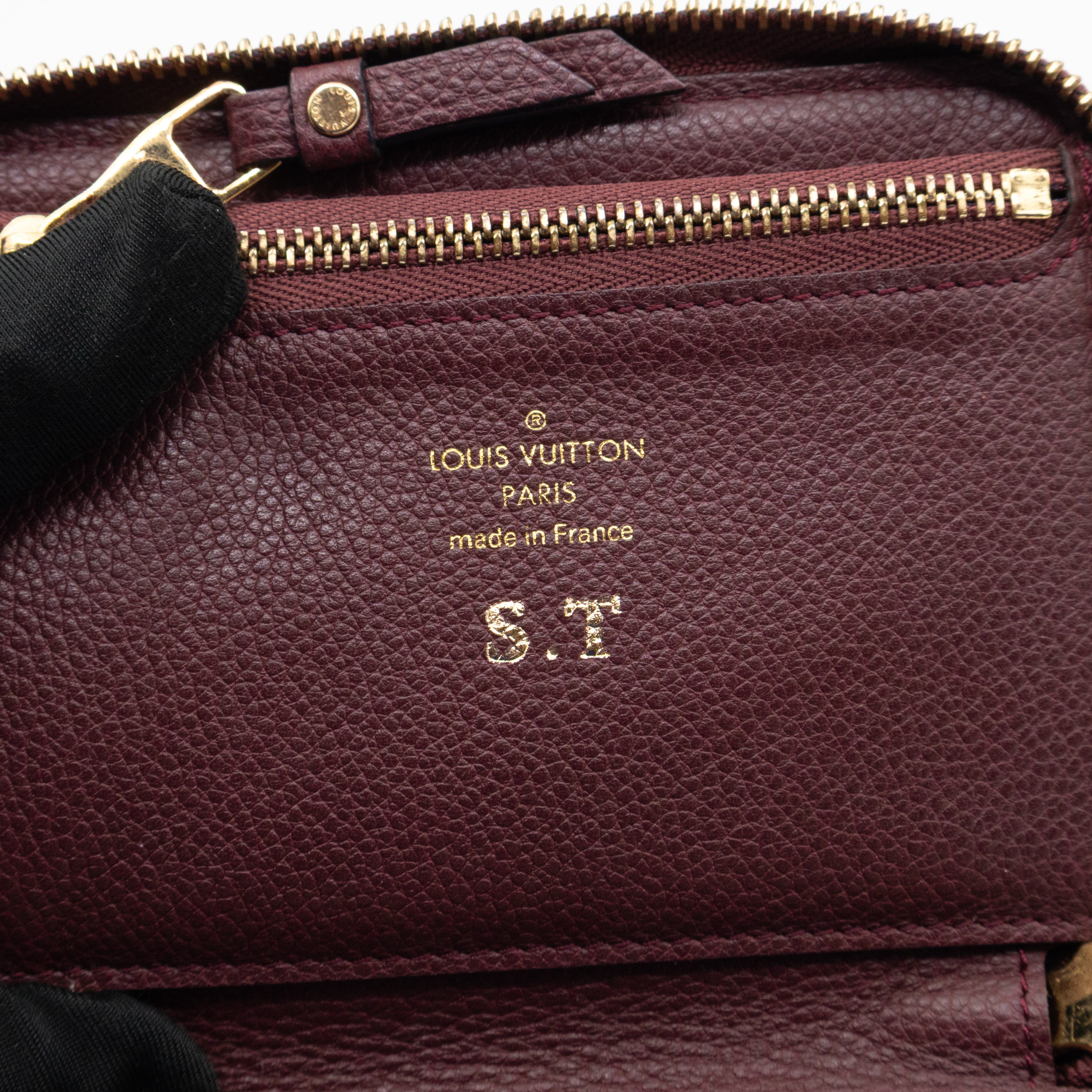 Secret Compact Wallet Burgundy Monogram Empreinte