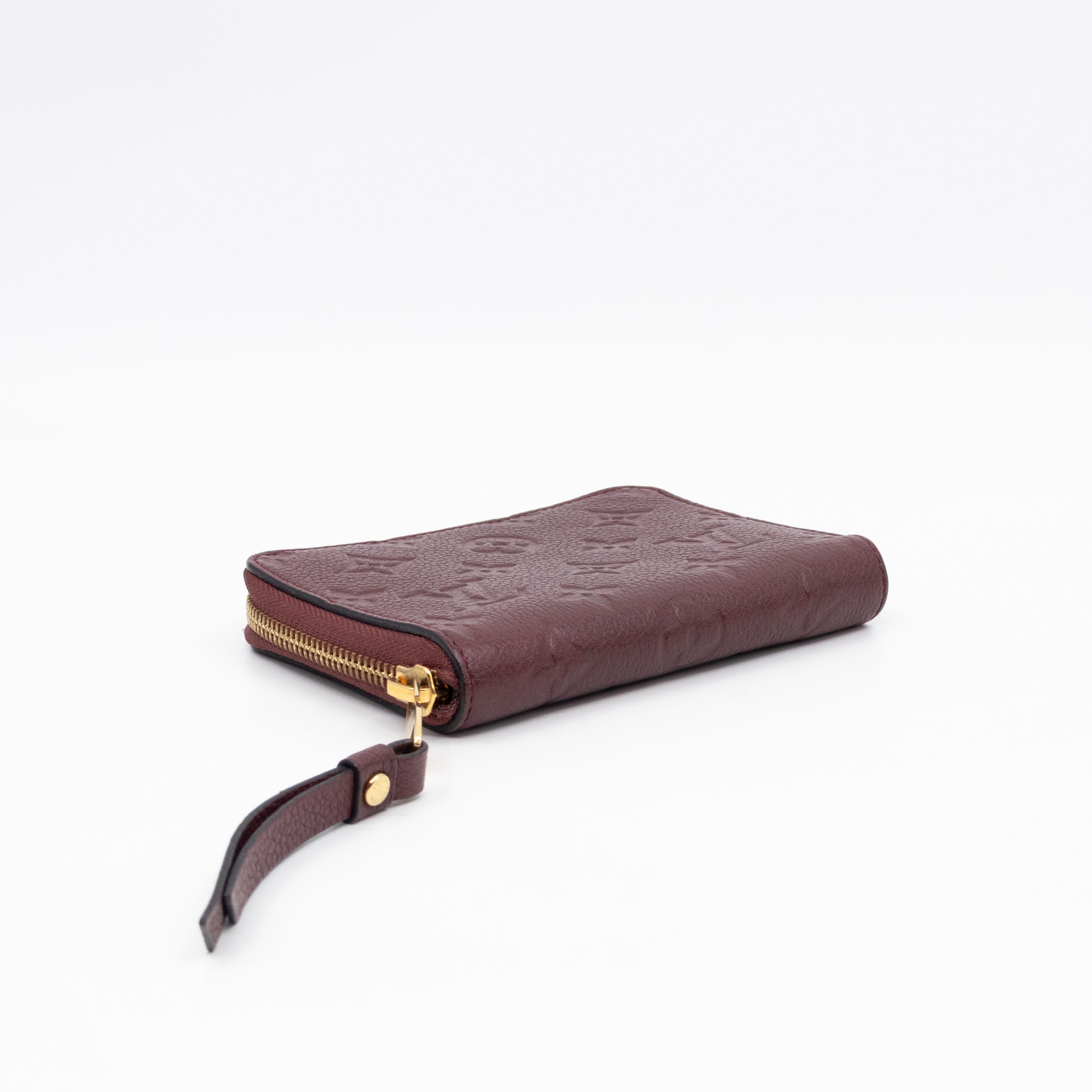 Secret Compact Wallet Burgundy Monogram Empreinte