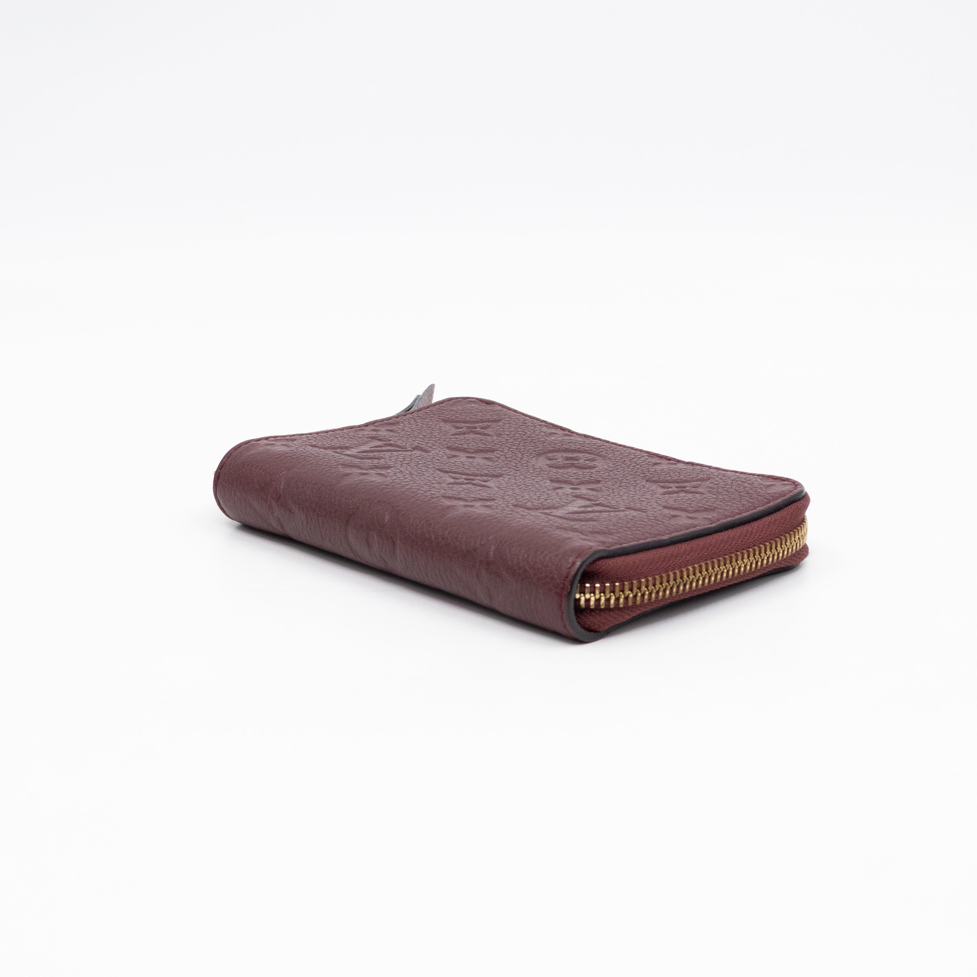 Secret Compact Wallet Burgundy Monogram Empreinte