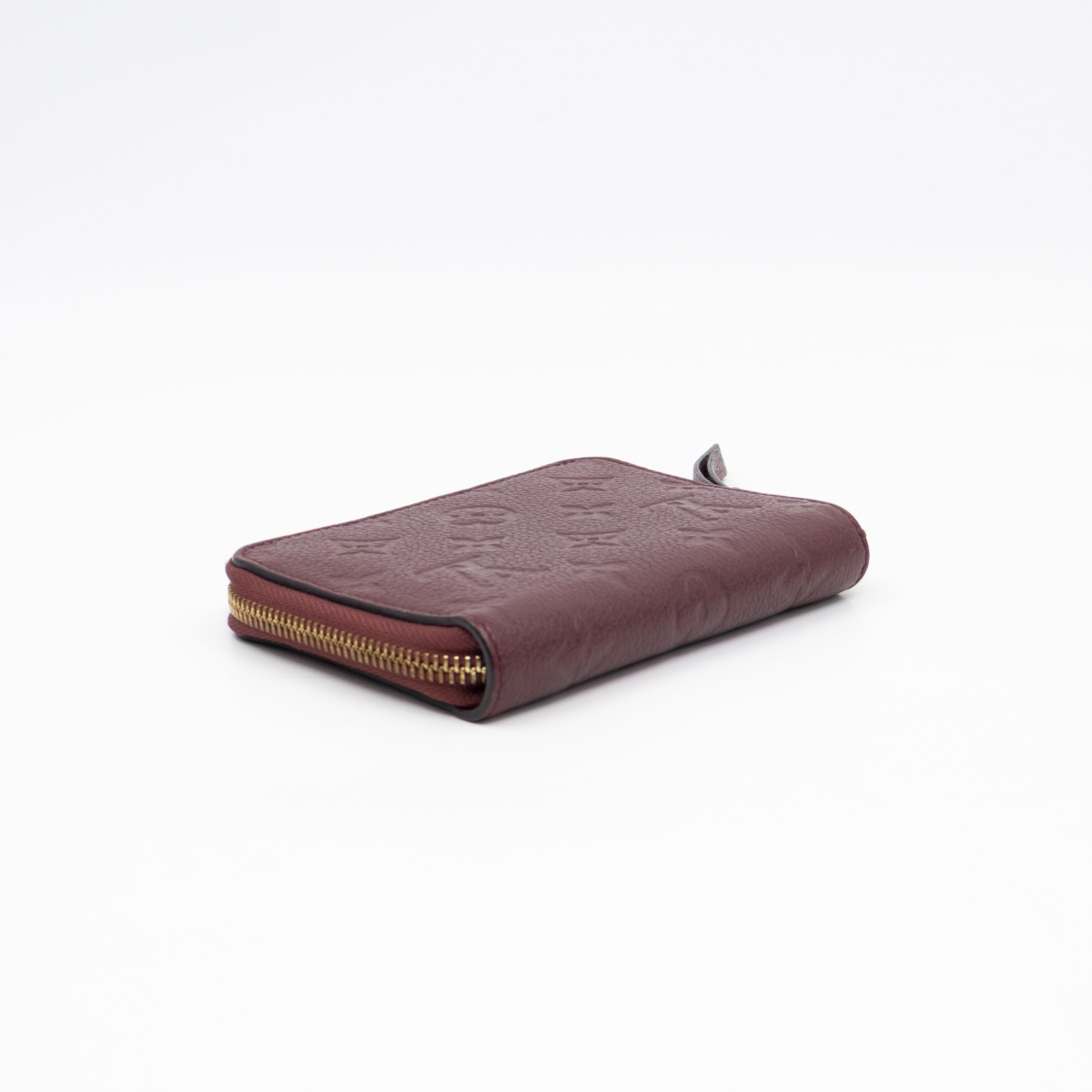 Secret Compact Wallet Burgundy Monogram Empreinte