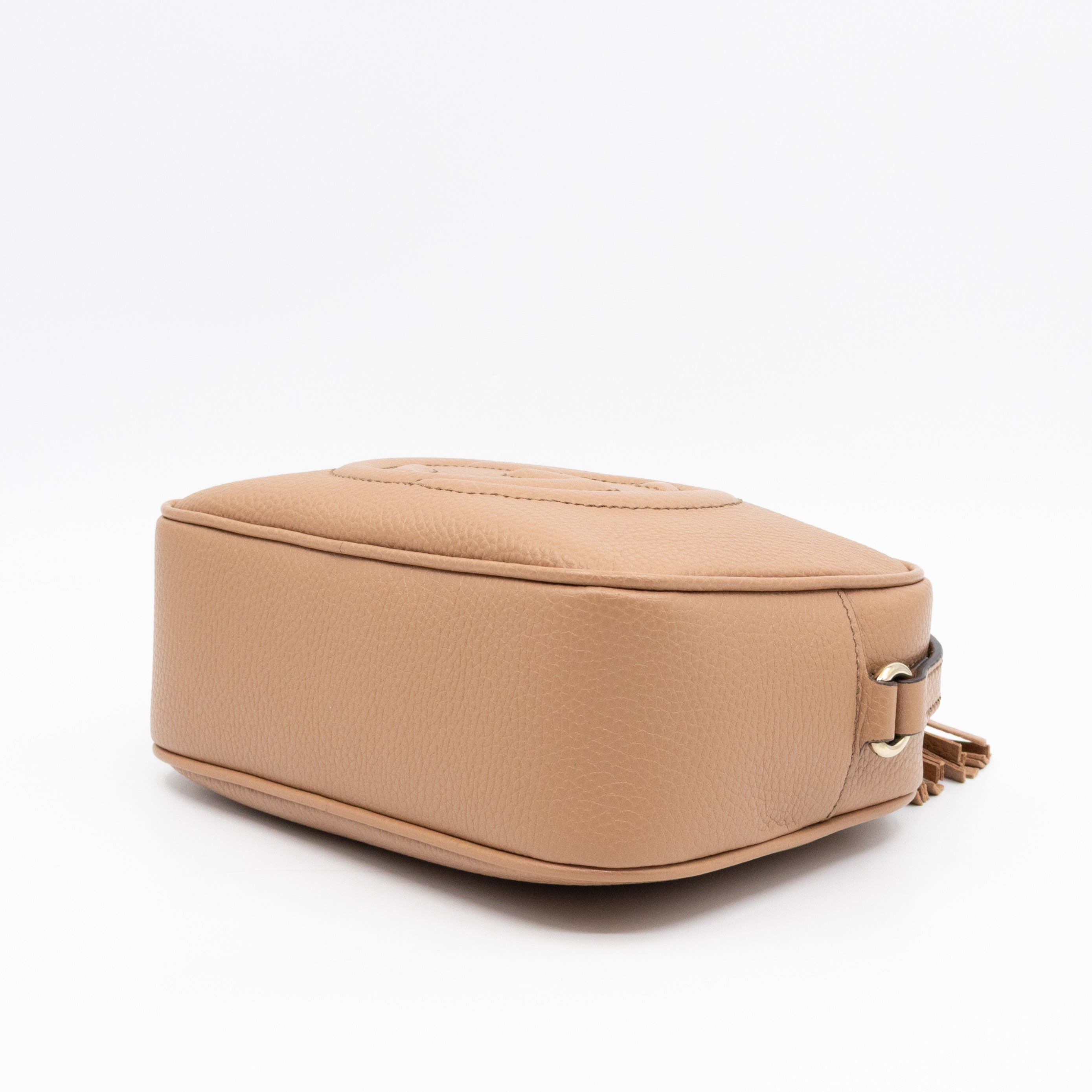 Disco Soho Dark Beige Leather