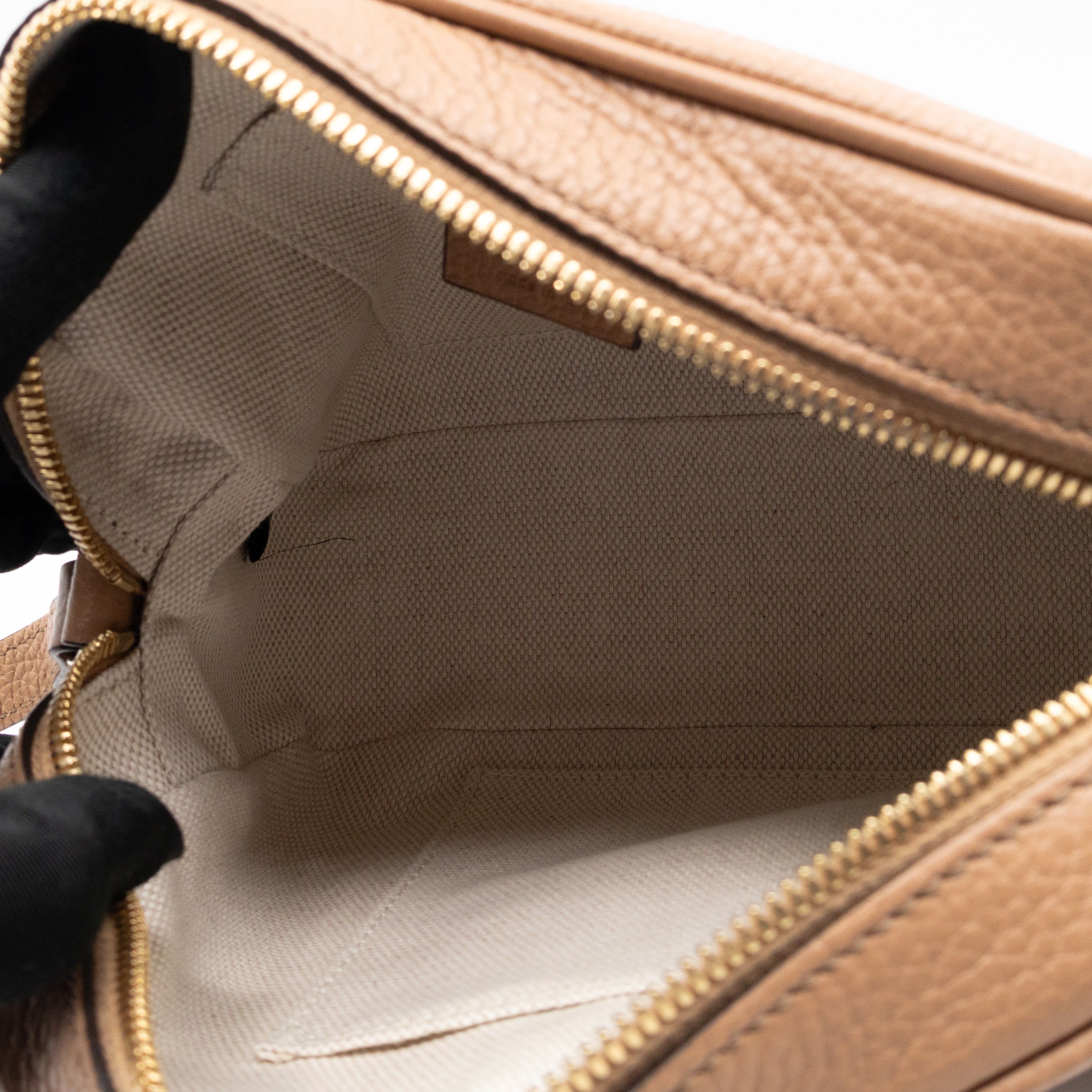 Disco Soho Dark Beige Leather