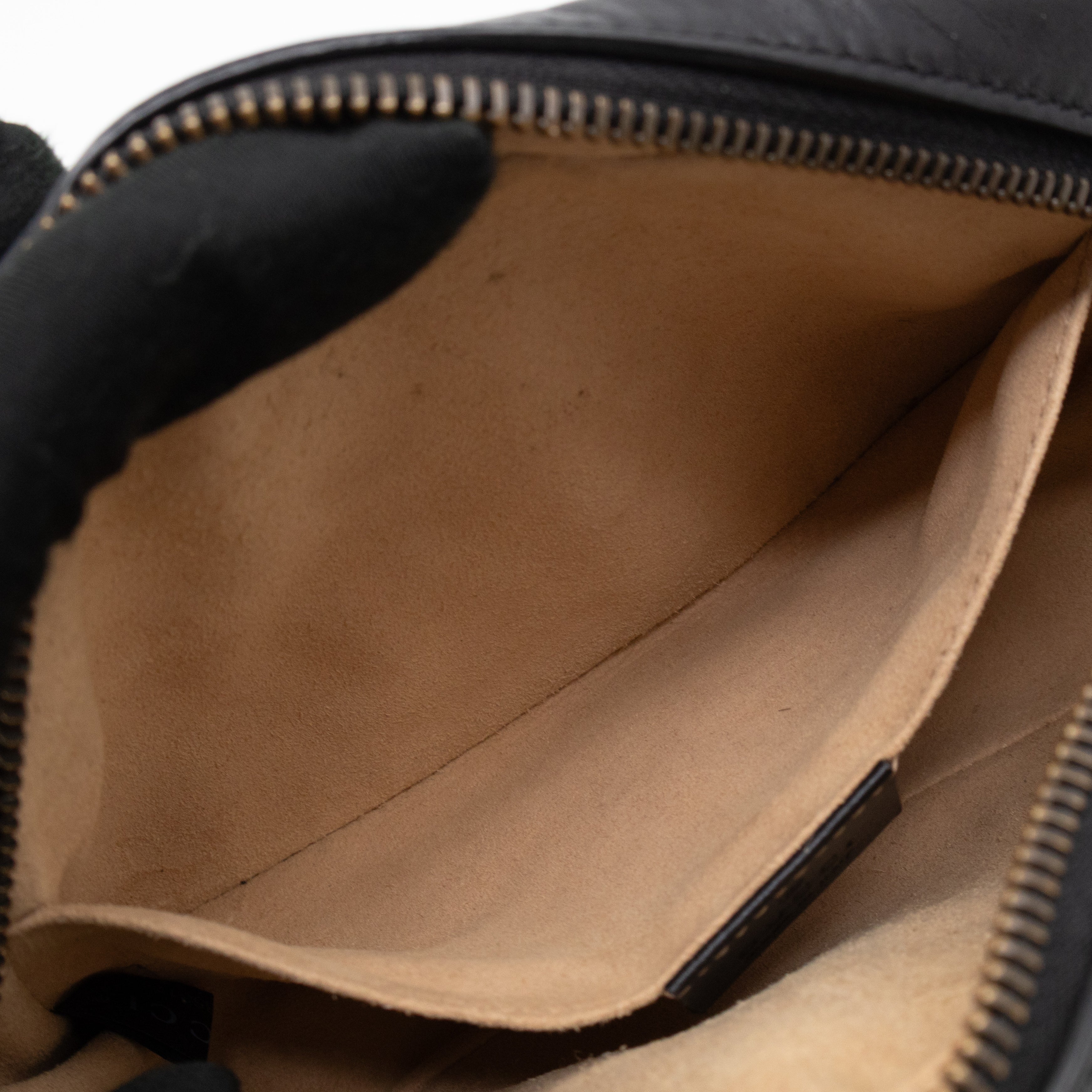 GG Marmont Matelassé Mini Camera Bag Black Leather