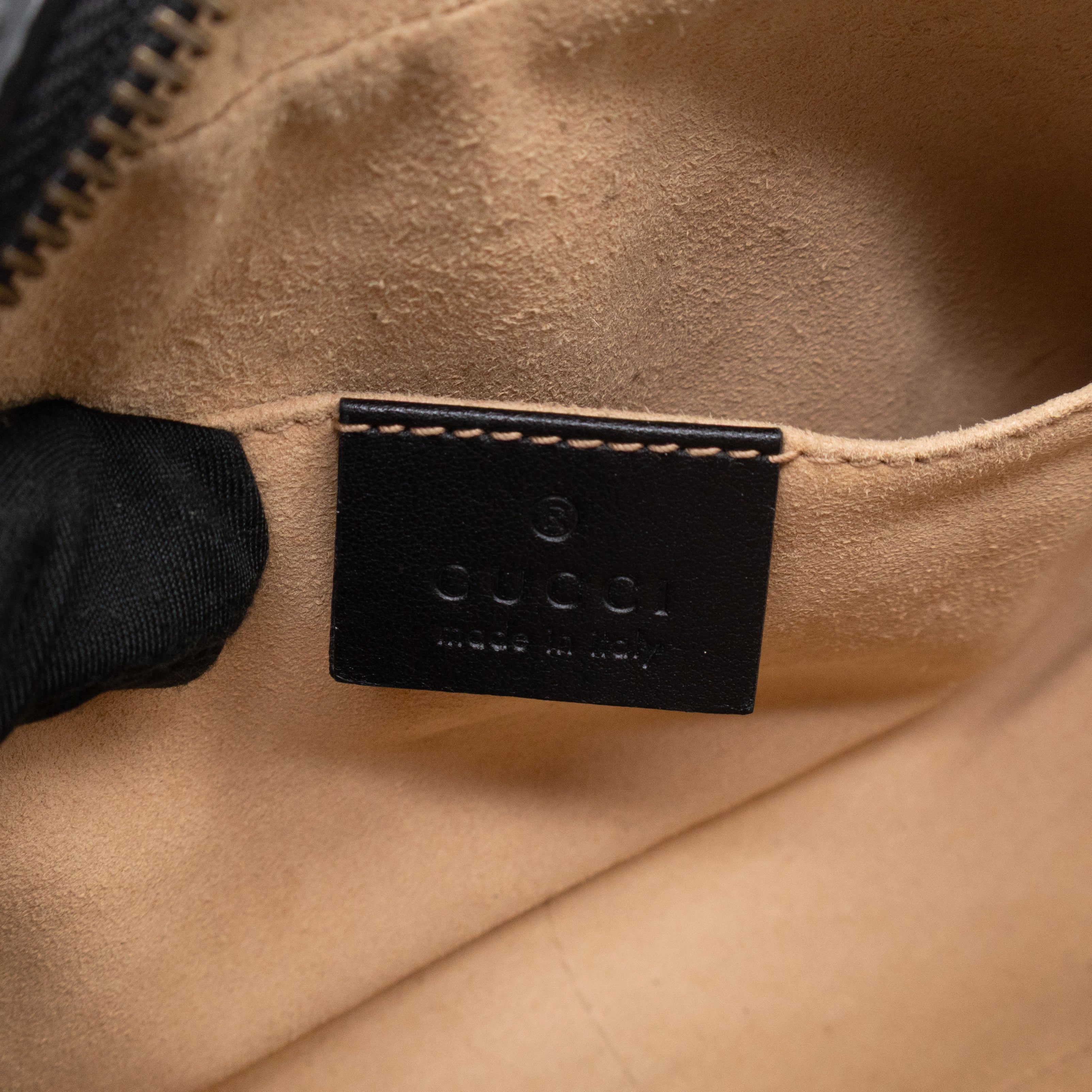 GG Marmont Matelassé Mini Camera Bag Black Leather