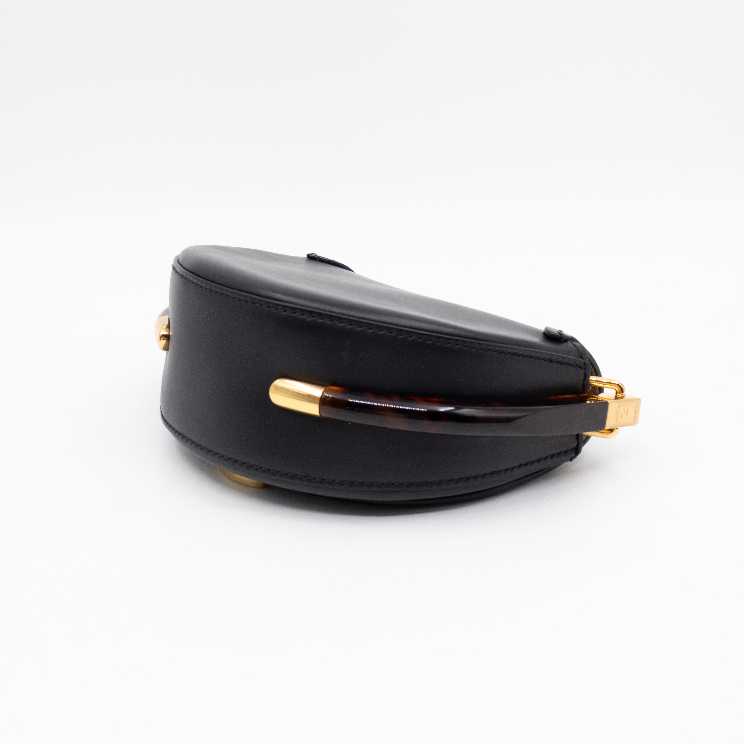 Moonlight Crossbody Bag Black Leather