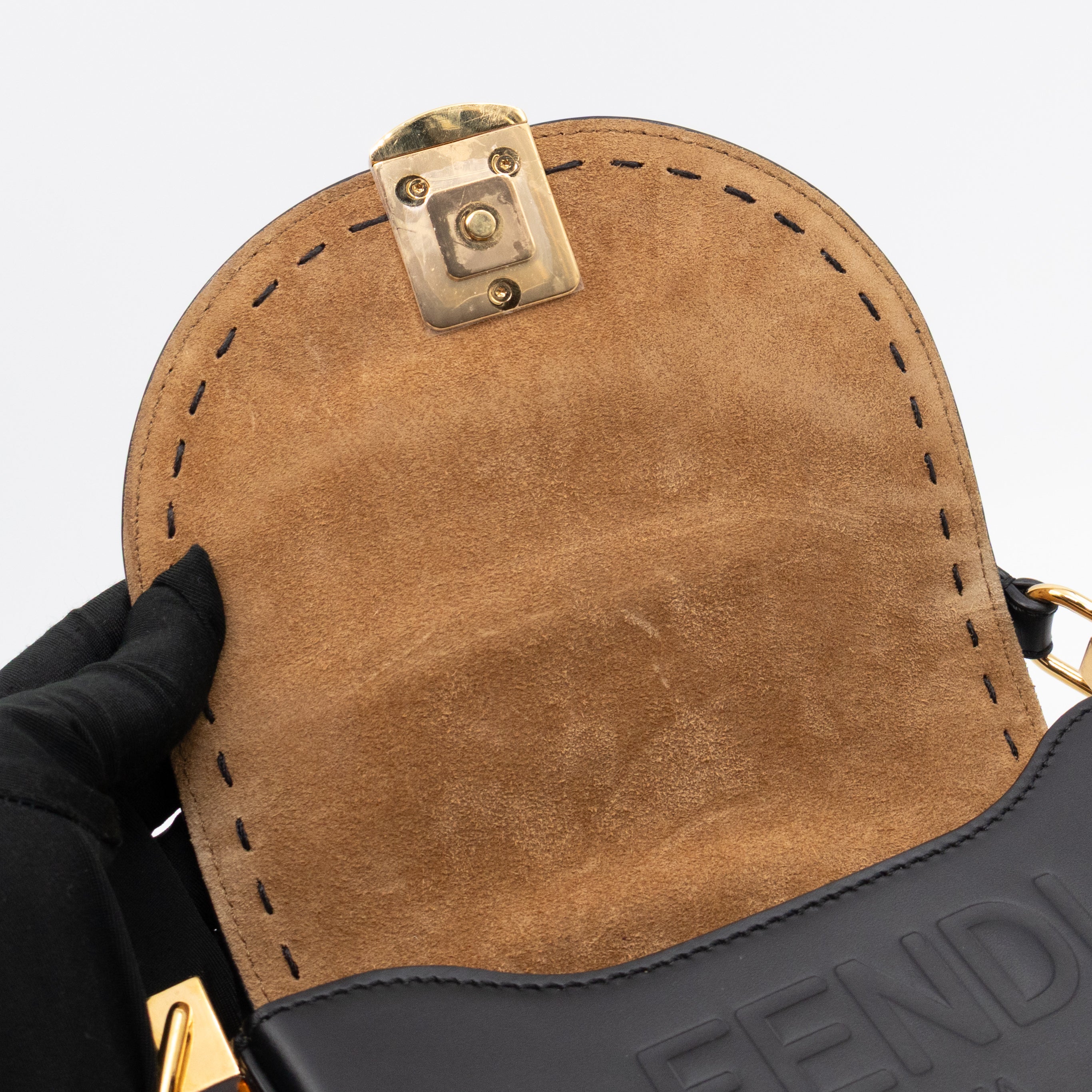 Moonlight Crossbody Bag Black Leather
