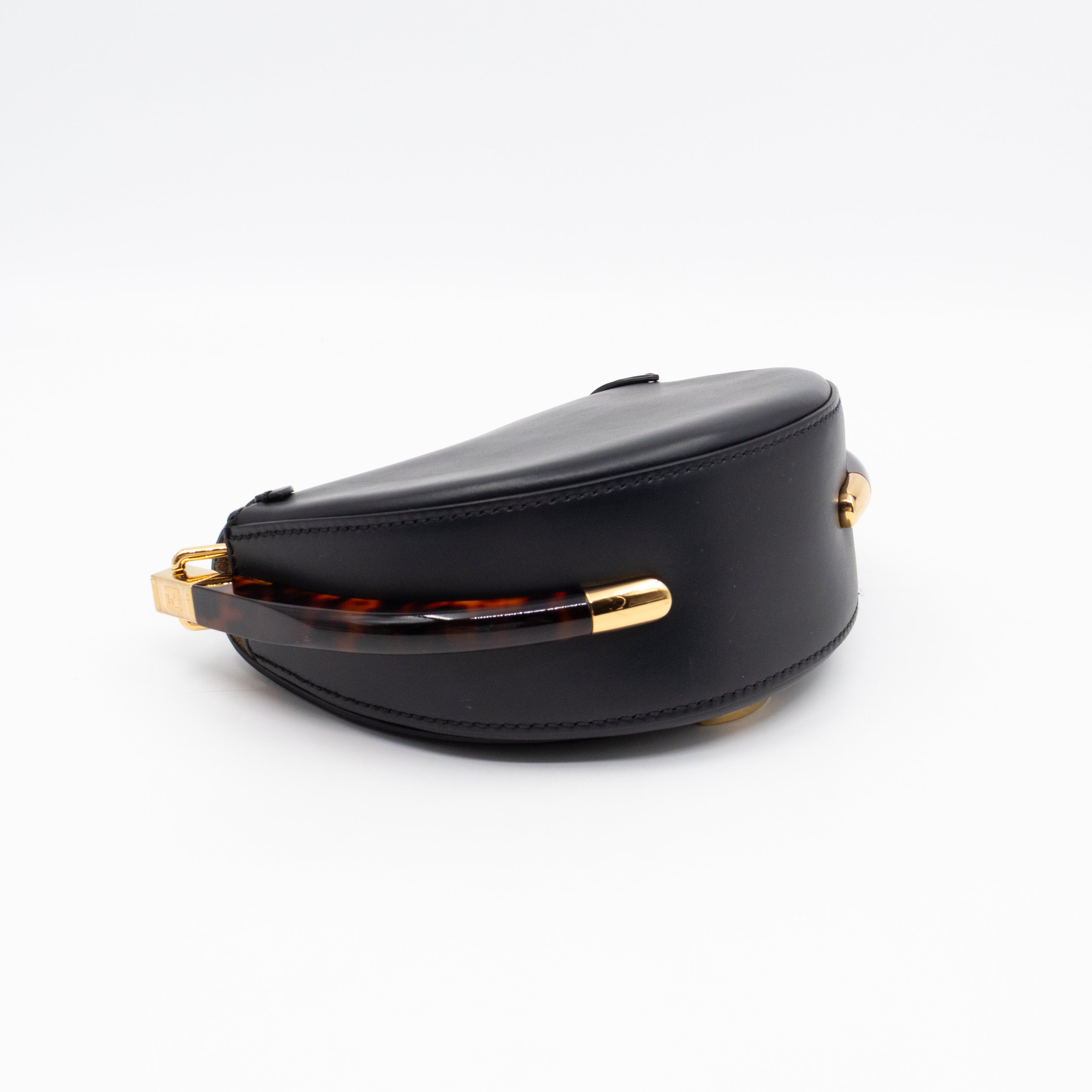 Moonlight Crossbody Bag Black Leather