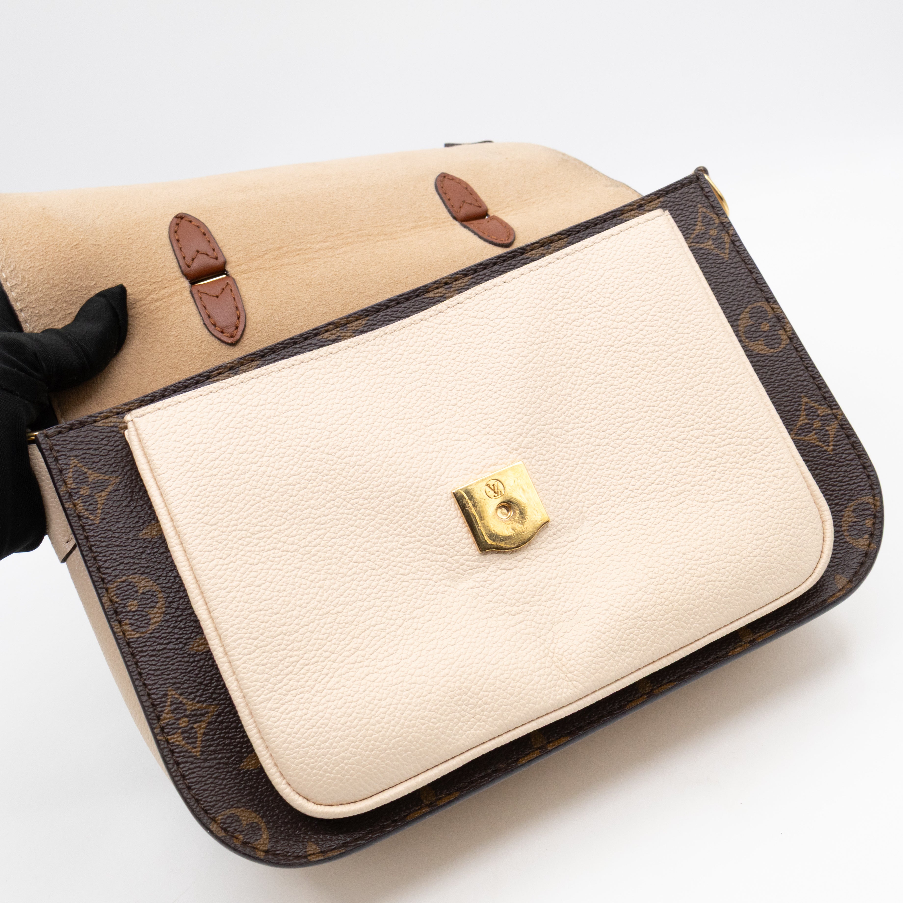 Vaugirard Creme Leather Monogram