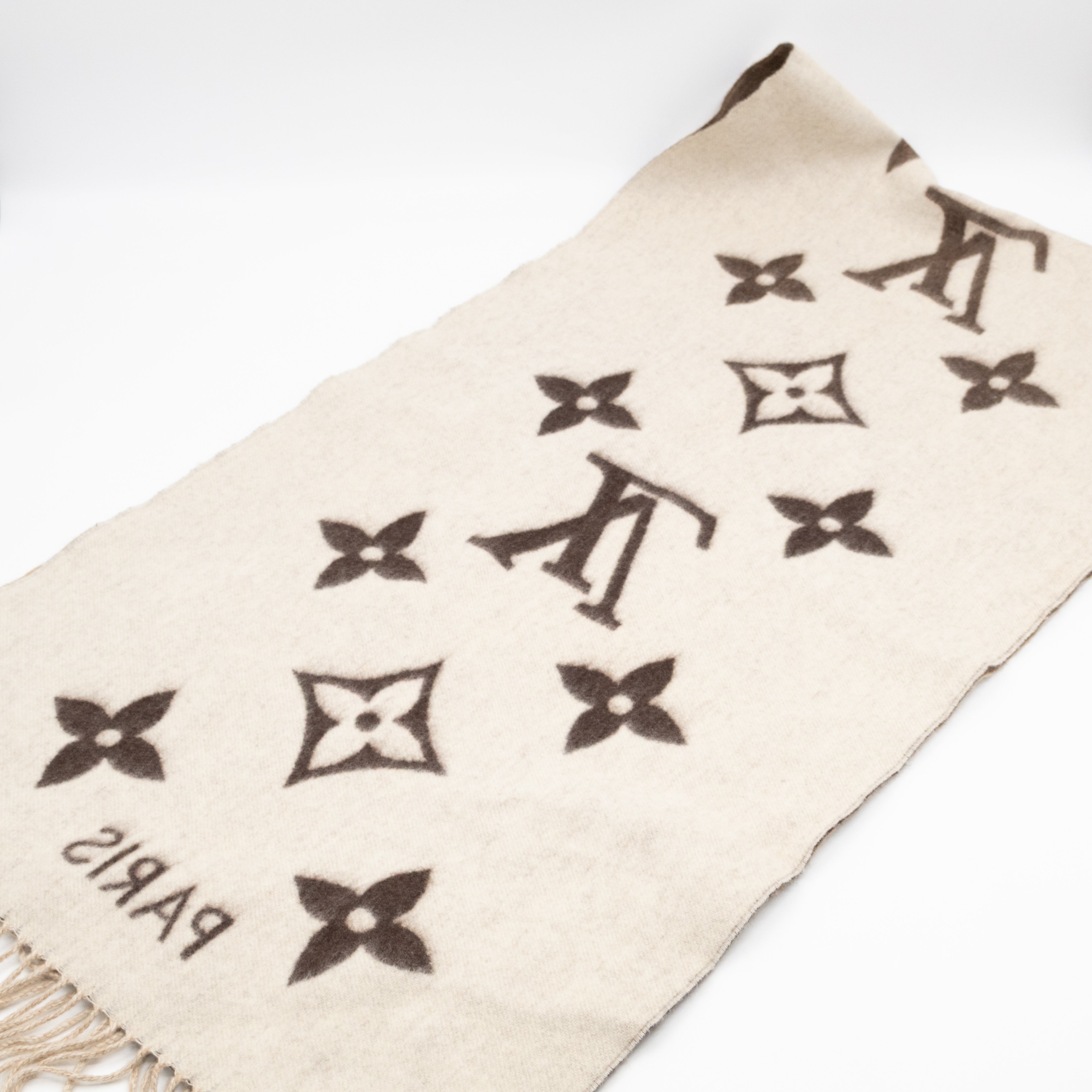 Reykjavik Gradient Cashmere Scarf Beige