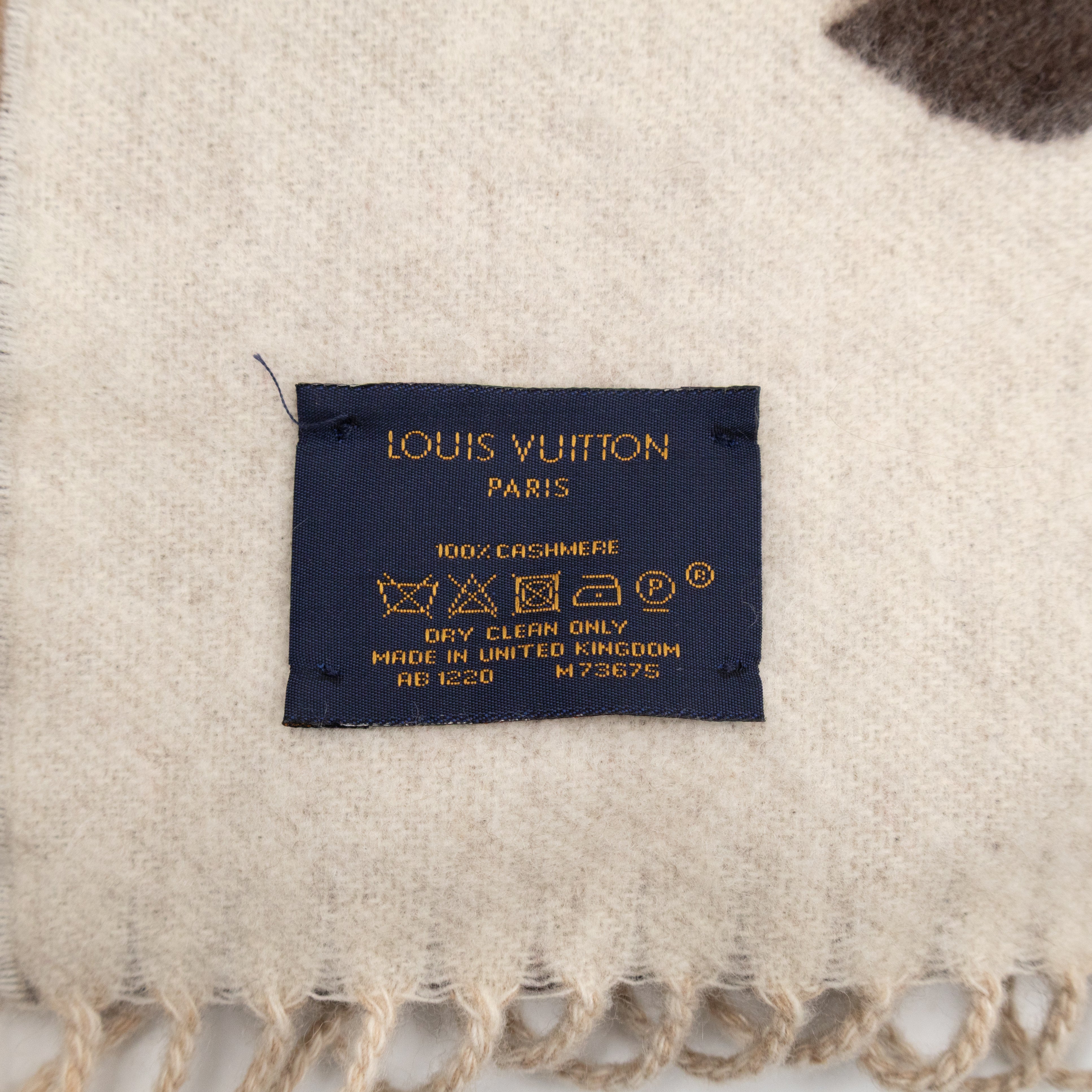 Reykjavik Gradient Cashmere Scarf Beige