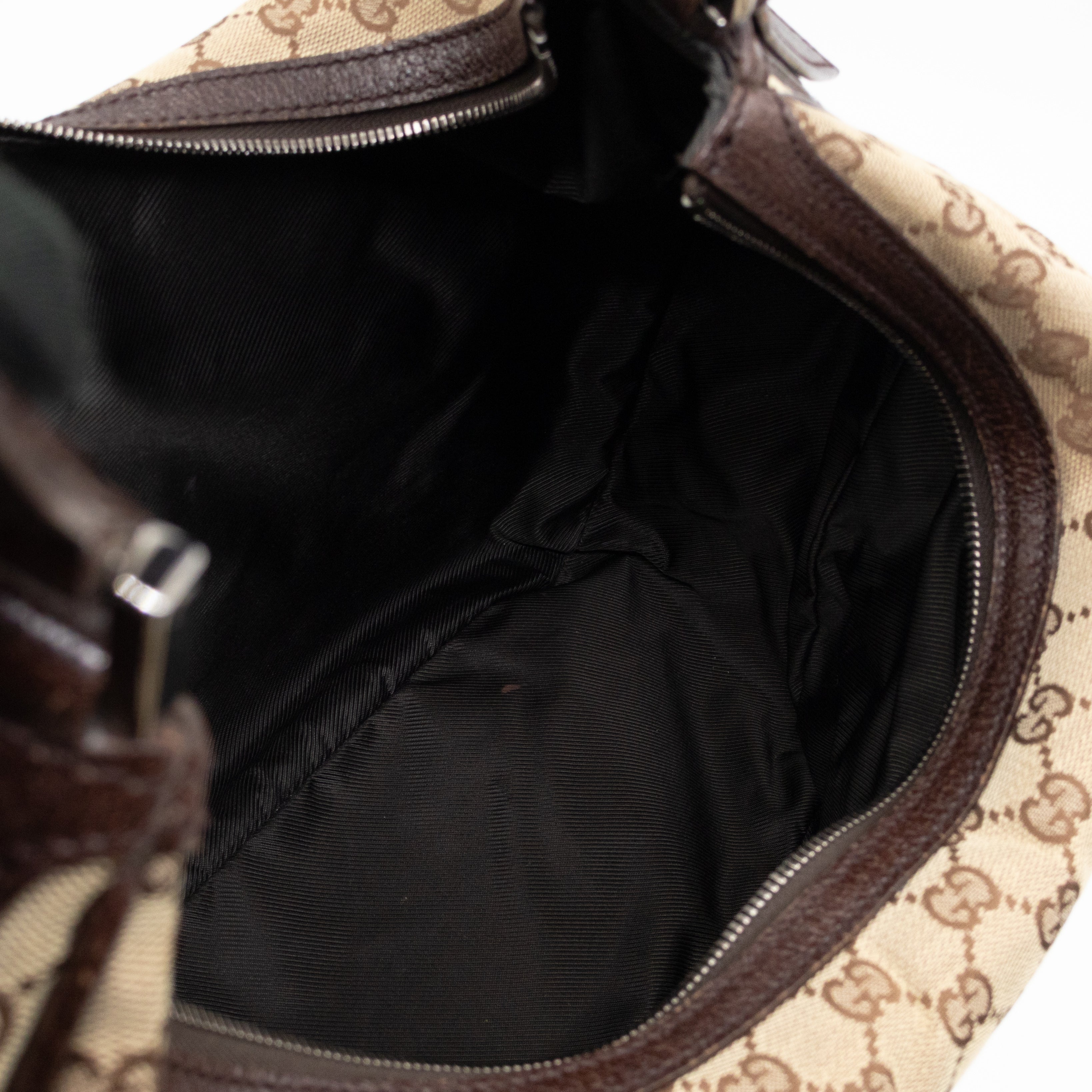 Double Pocket Hobo Bag GG Supreme Canvas