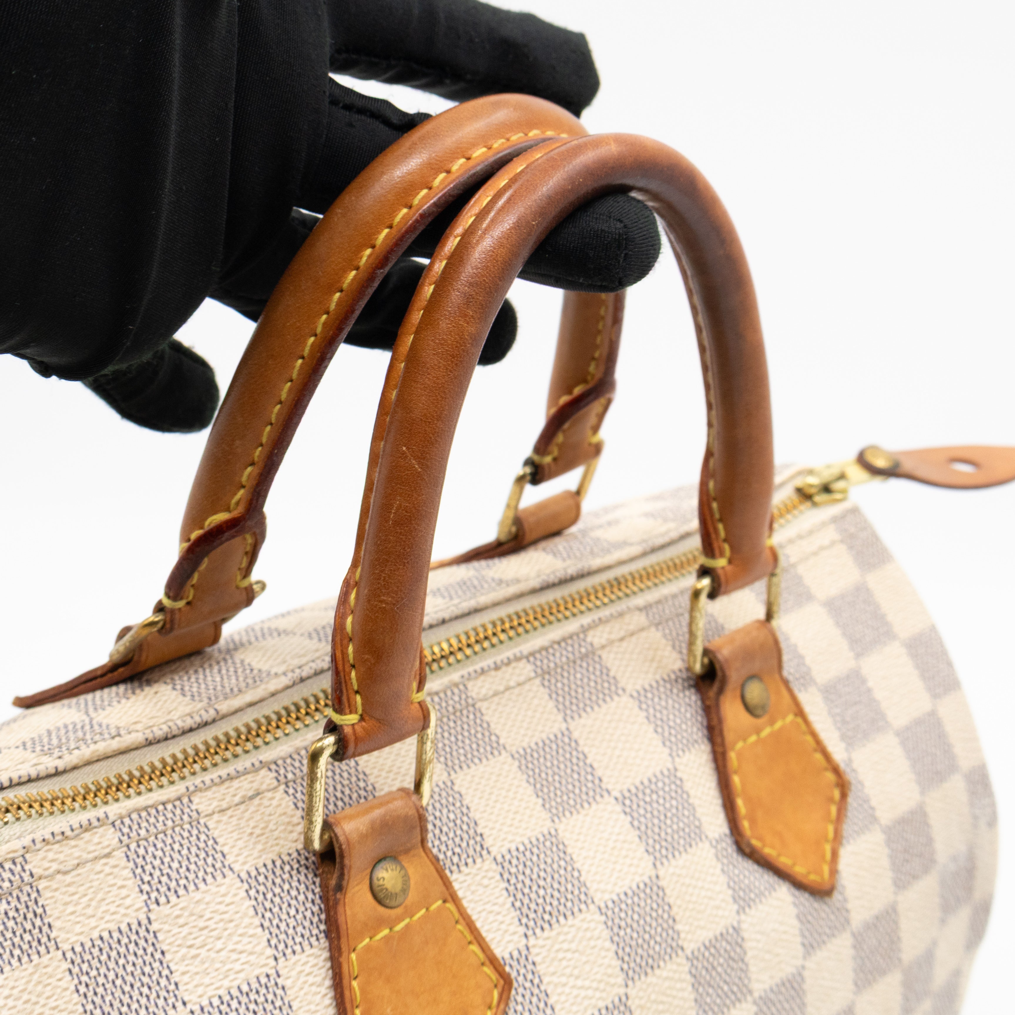 Speedy 25 Damier Azur