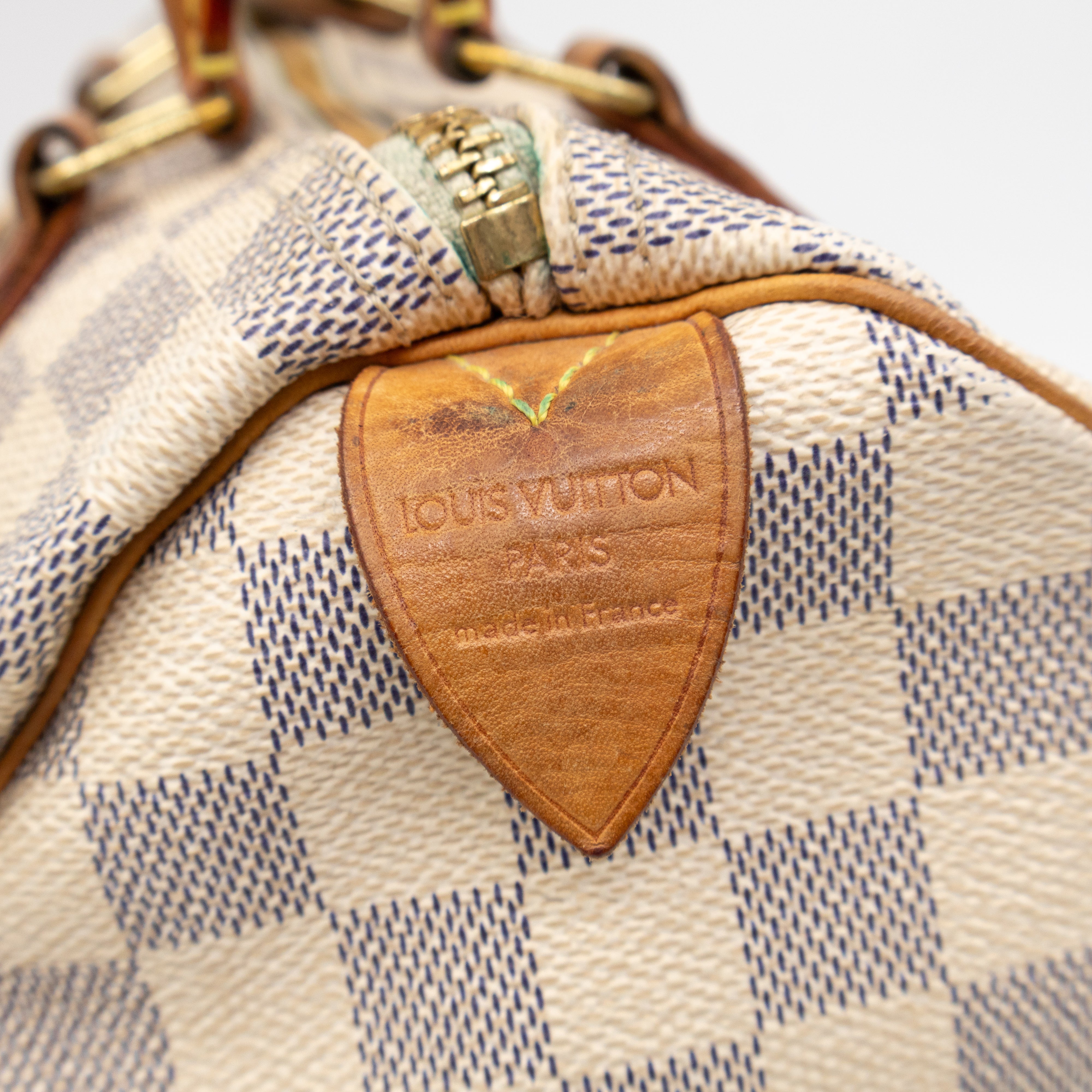 Speedy 25 Damier Azur