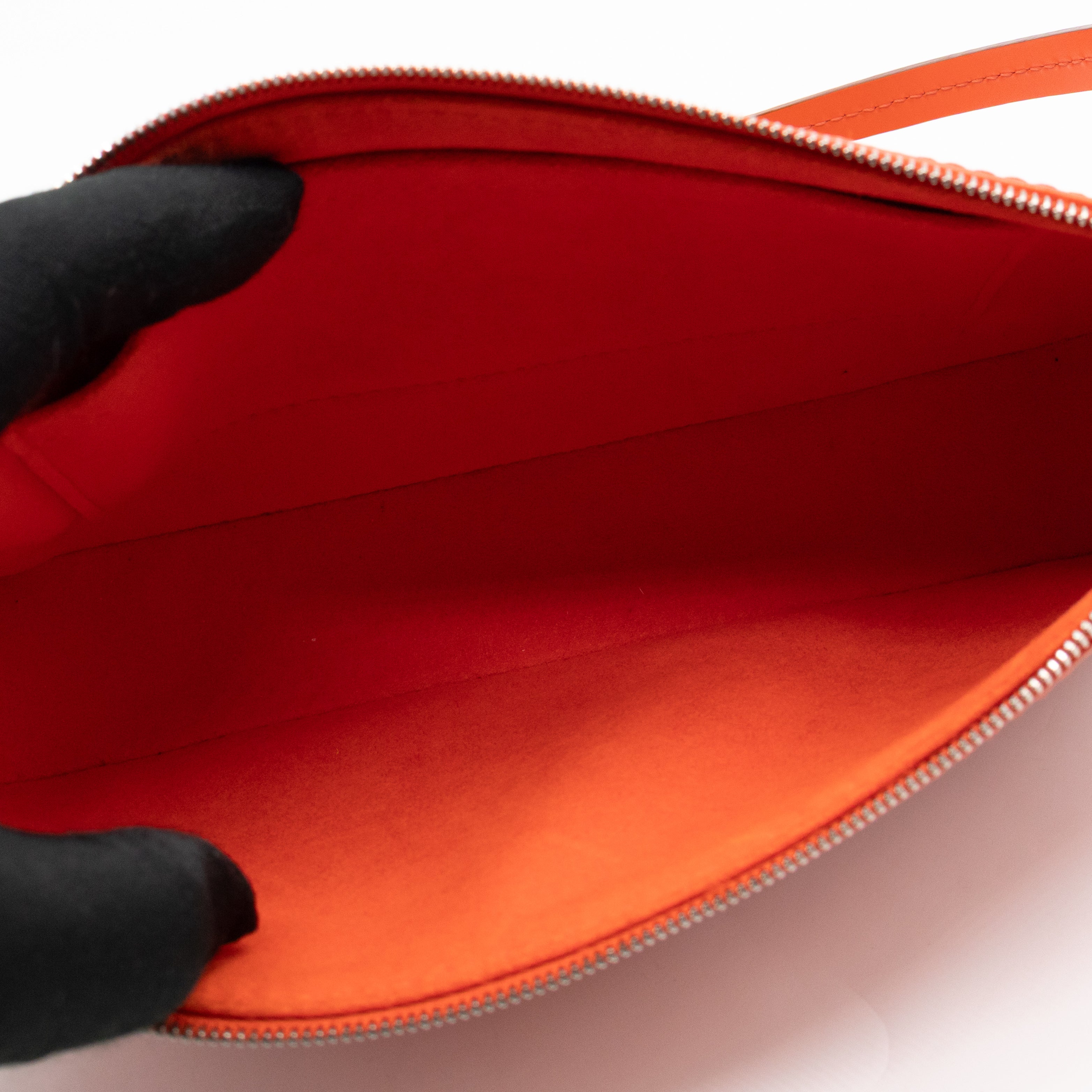Pochette Accessoires Orange Epi Leather