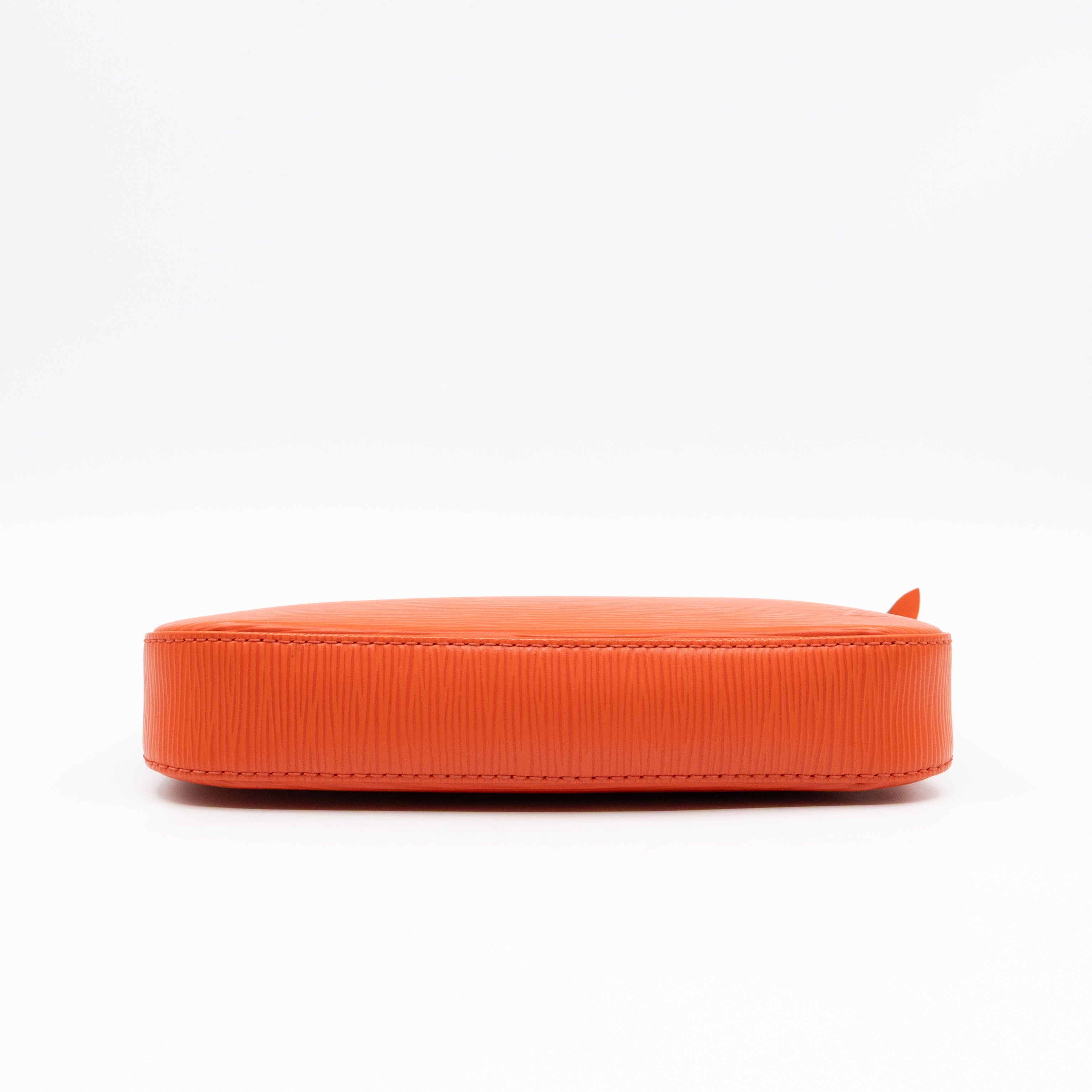 Pochette Accessoires Orange Epi Leather