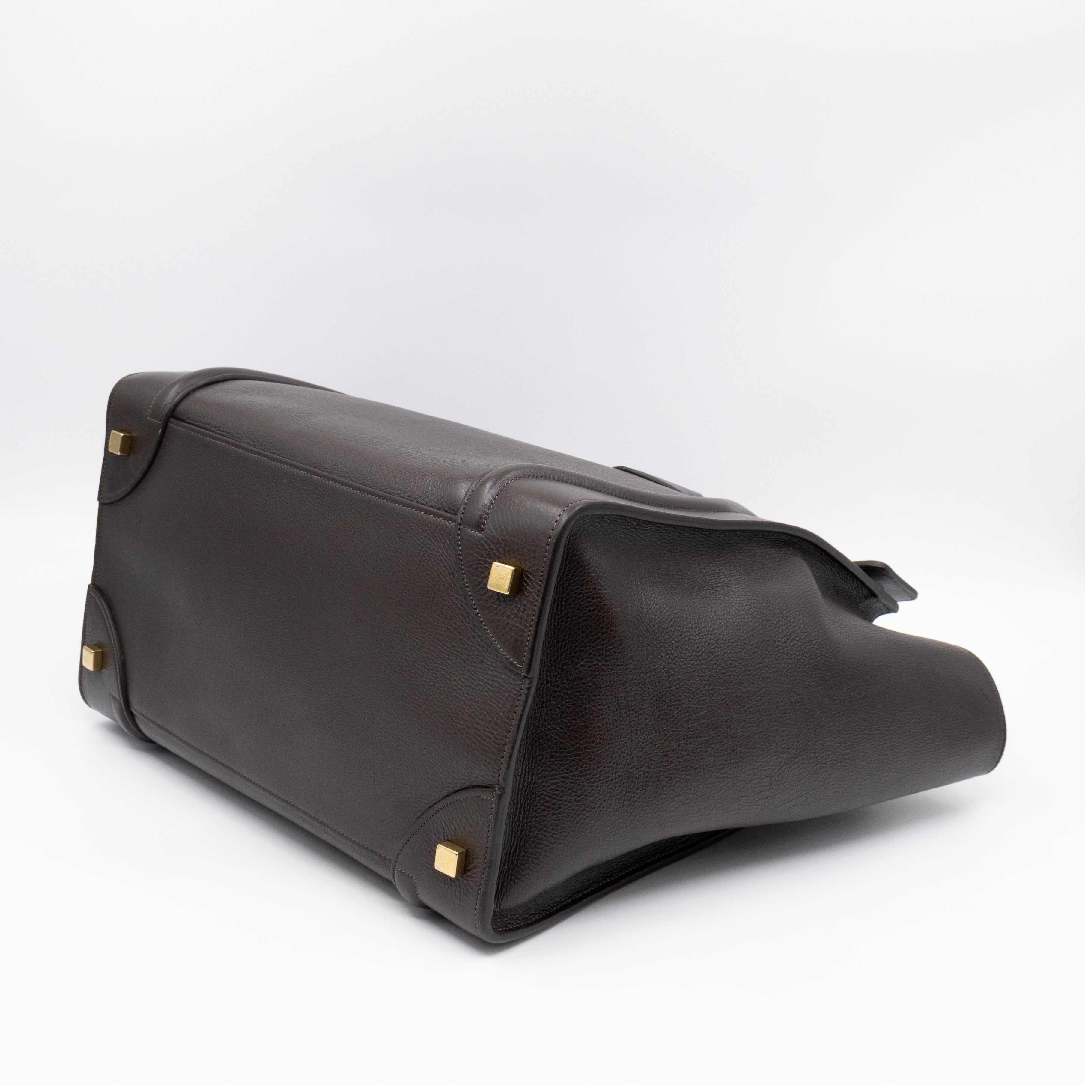 Mini Luggage Dark Brown Leather
