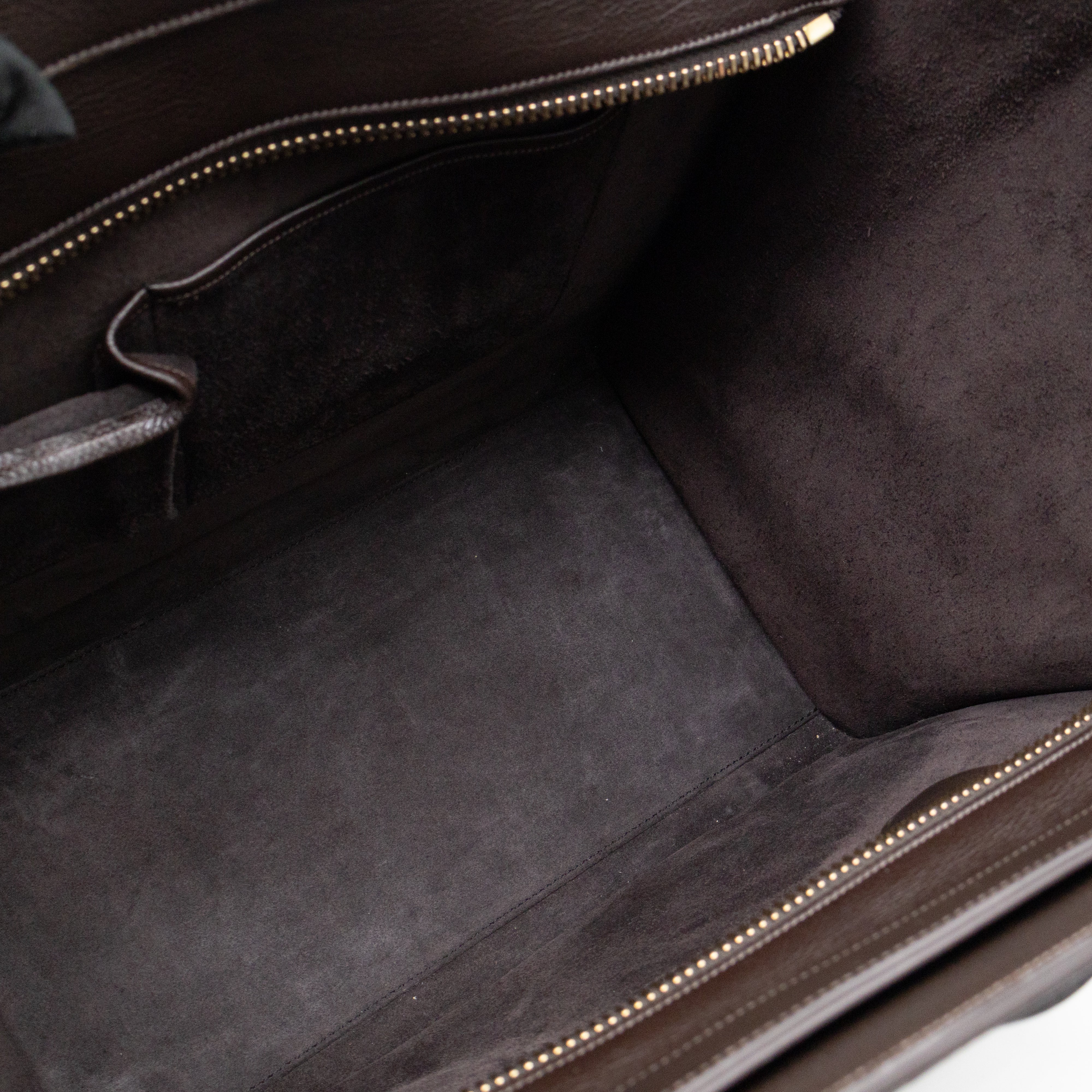 Mini Luggage Dark Brown Leather
