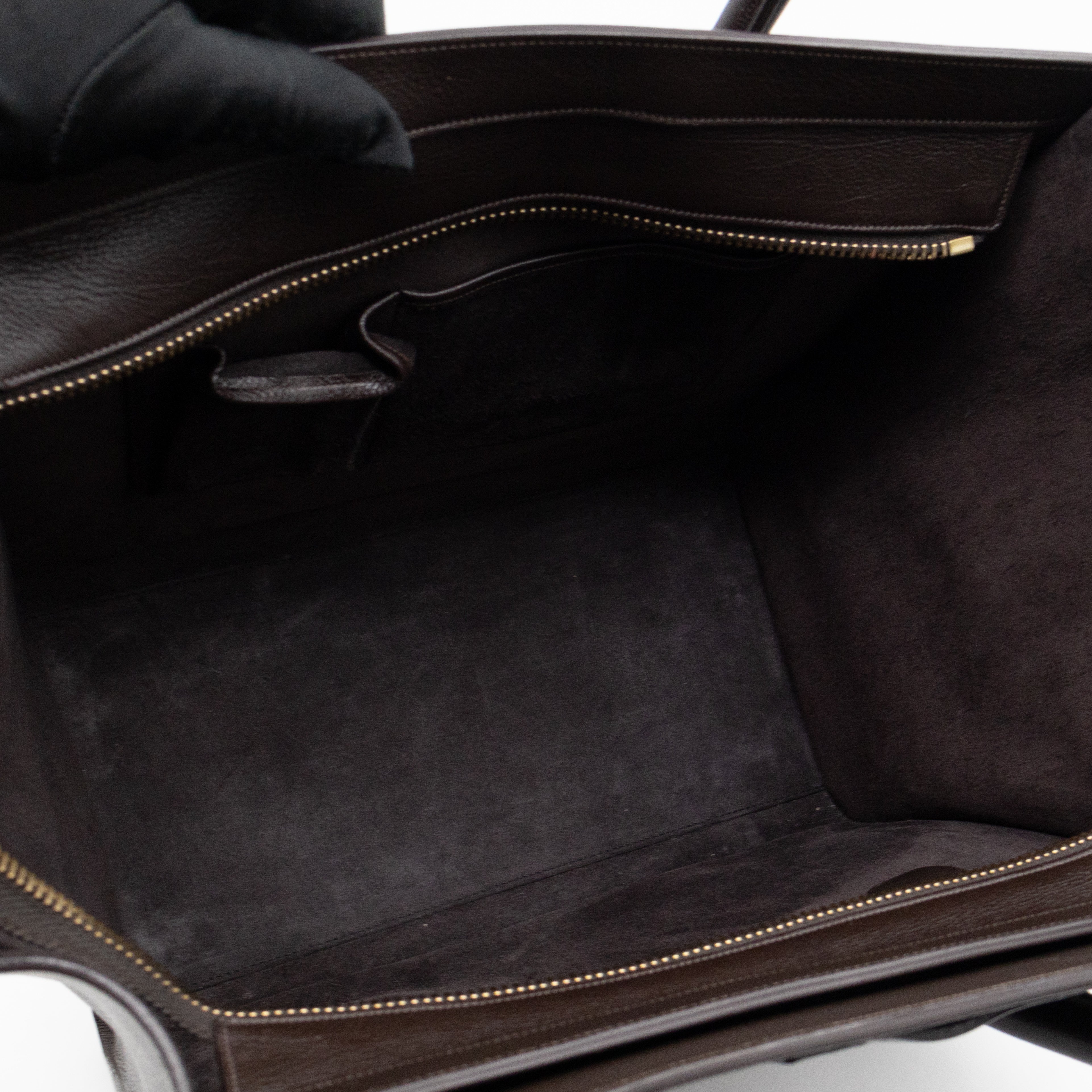 Mini Luggage Dark Brown Leather