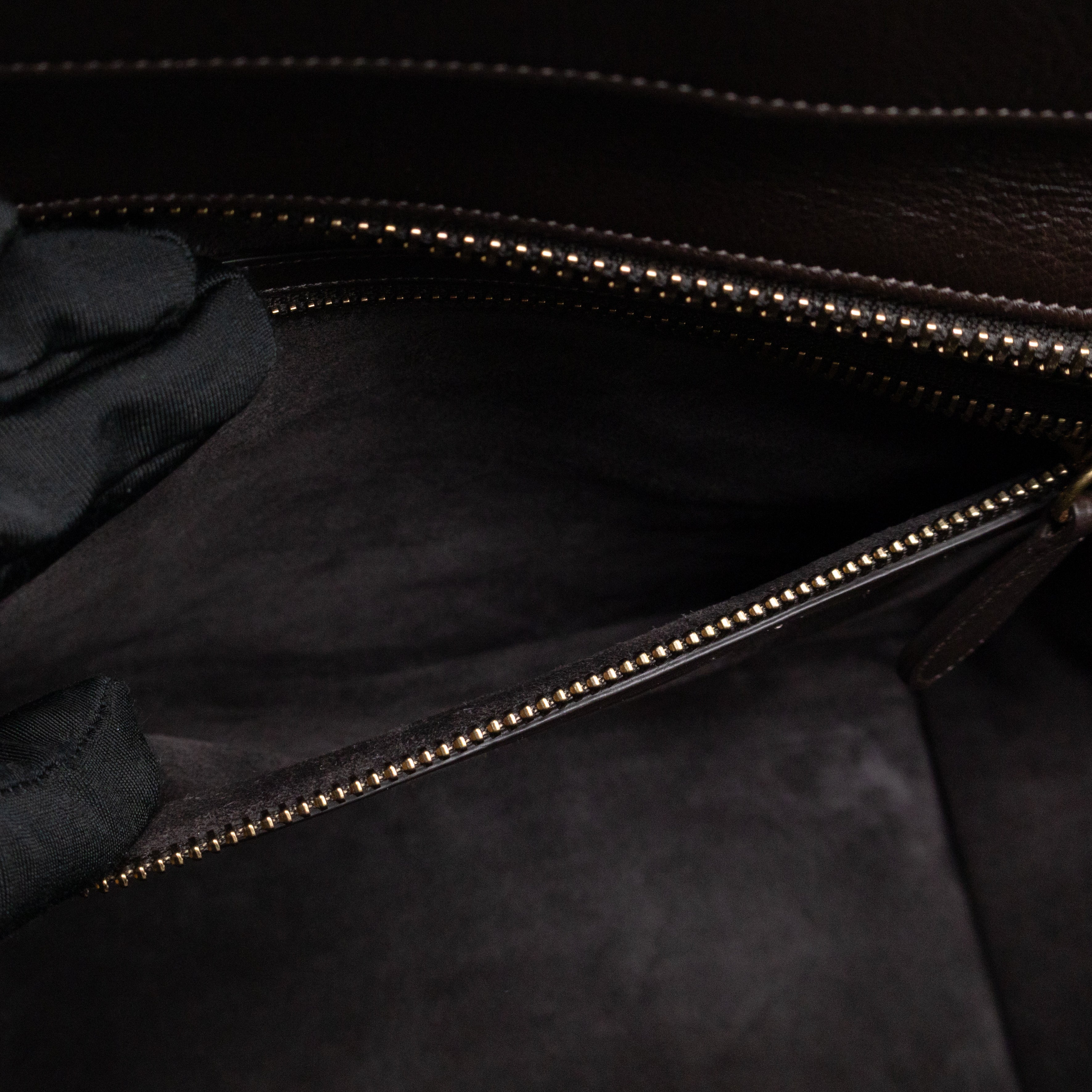 Mini Luggage Dark Brown Leather