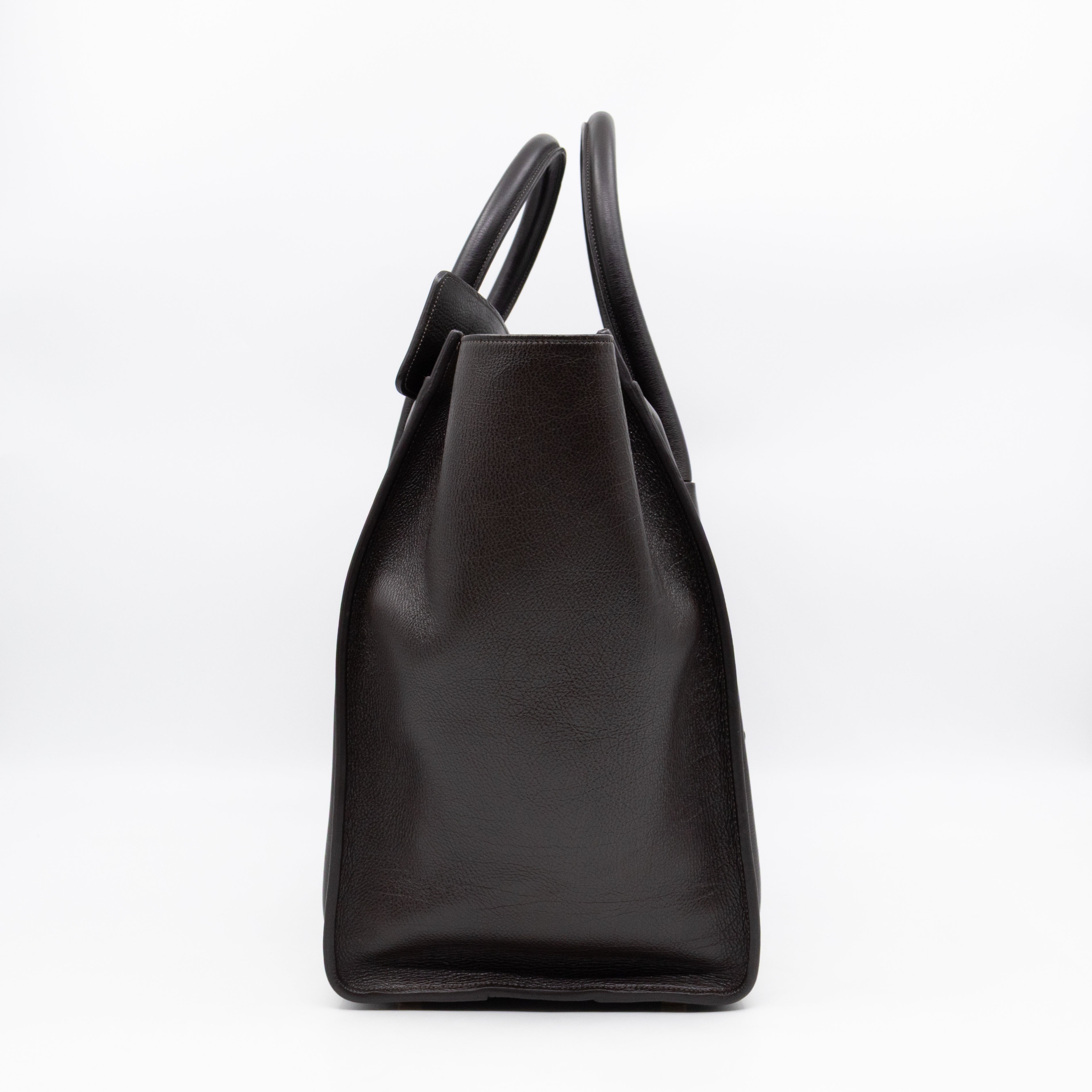 Mini Luggage Dark Brown Leather