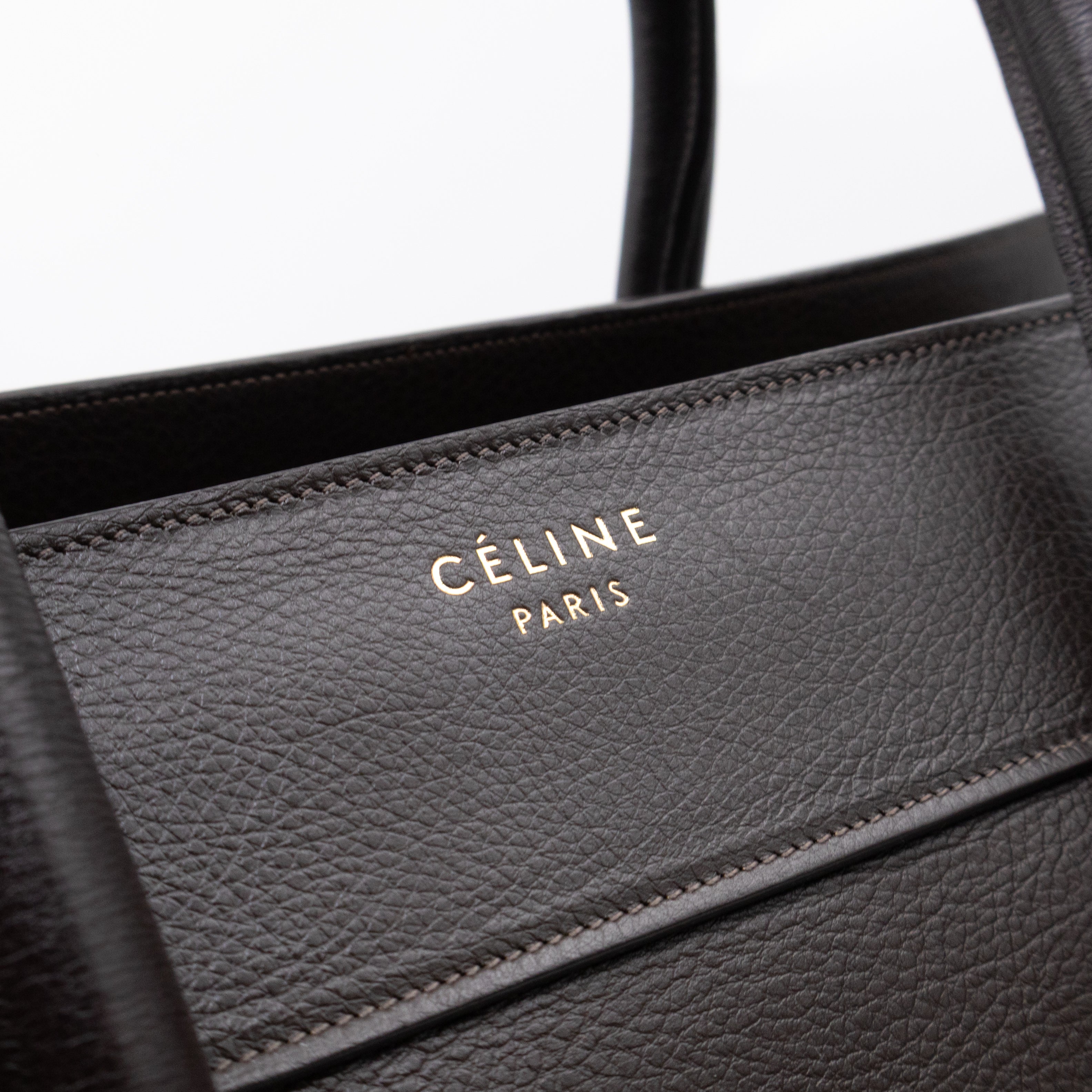 Mini Luggage Dark Brown Leather
