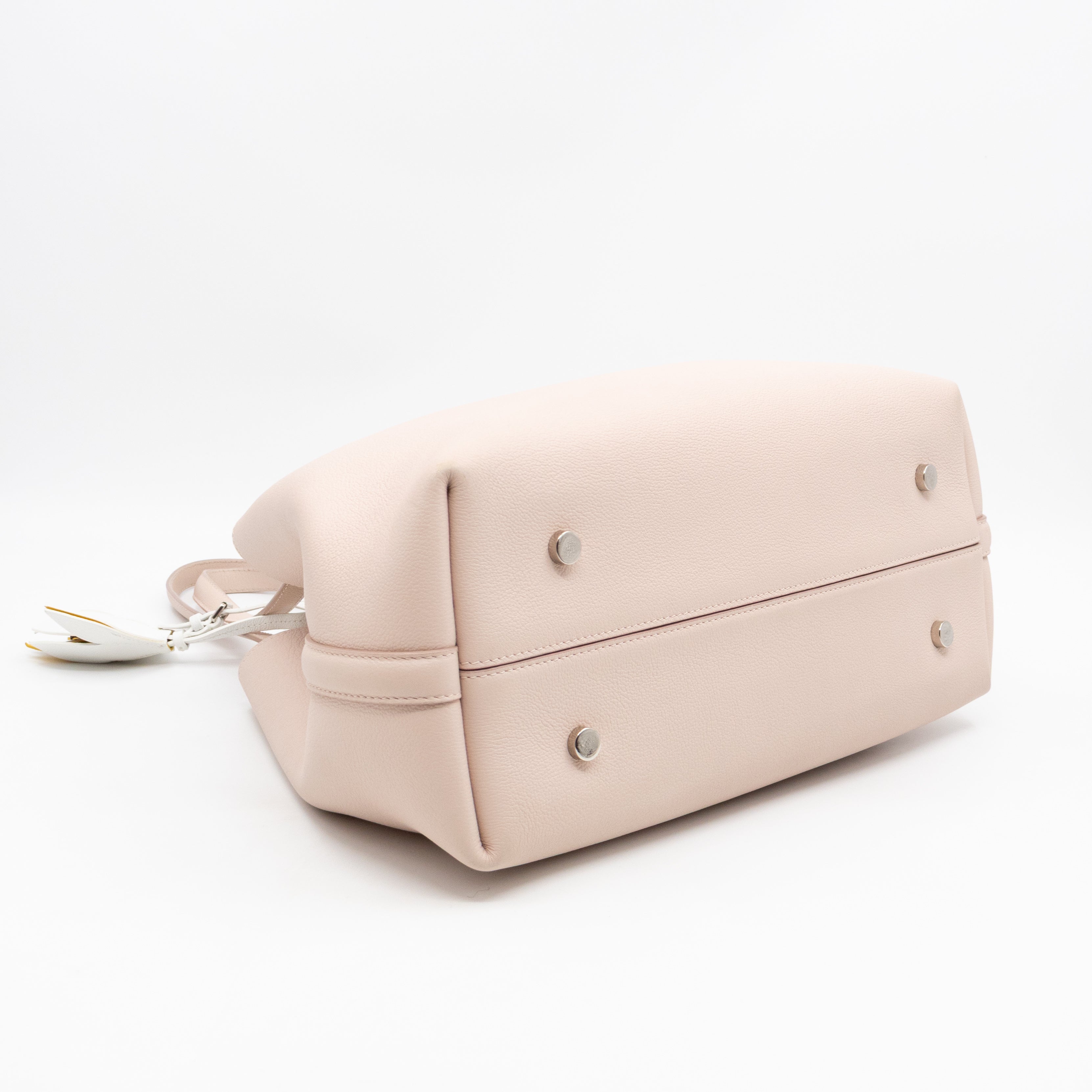 Blossom Tote Medium Sakura Pink Grained Leather