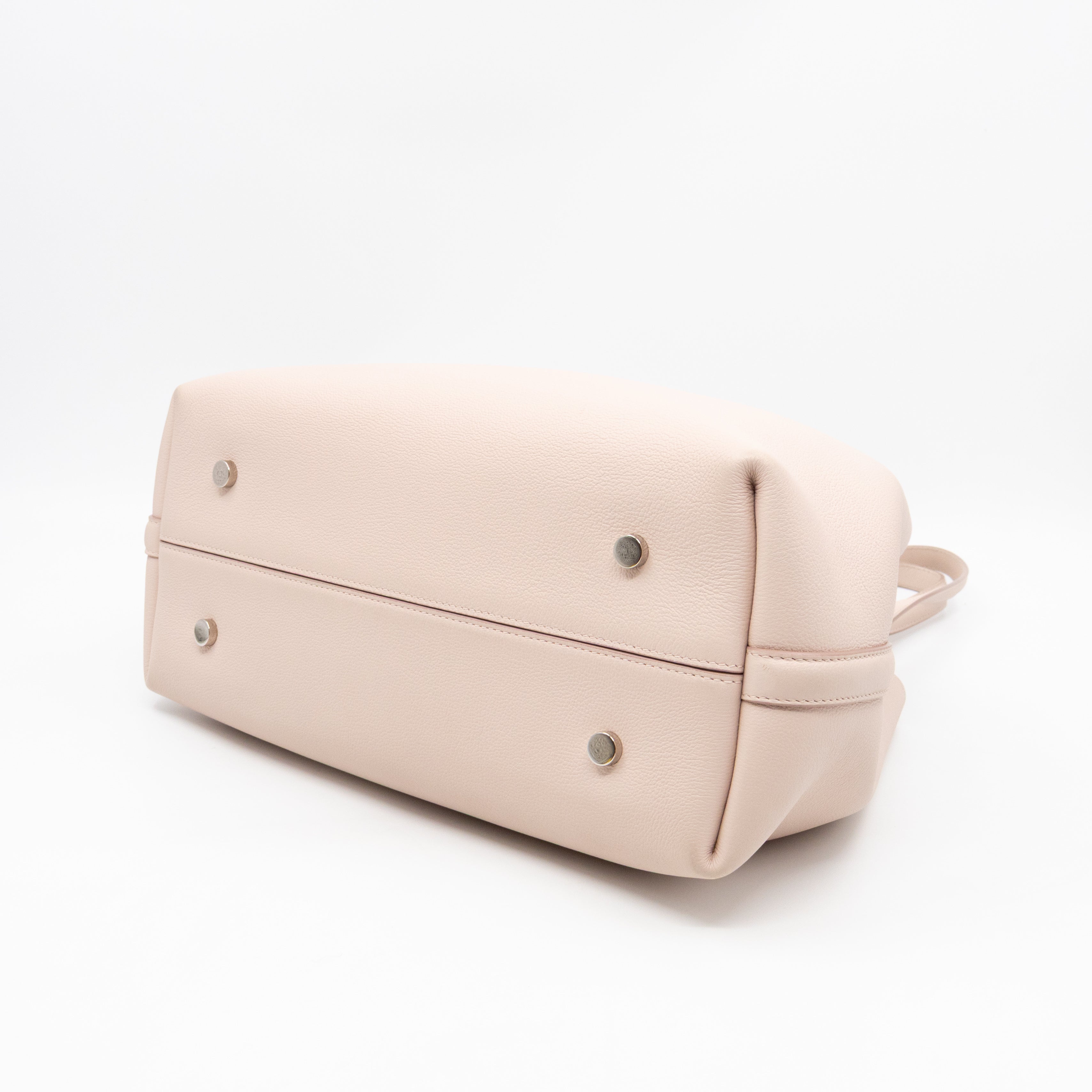 Blossom Tote Medium Sakura Pink Grained Leather