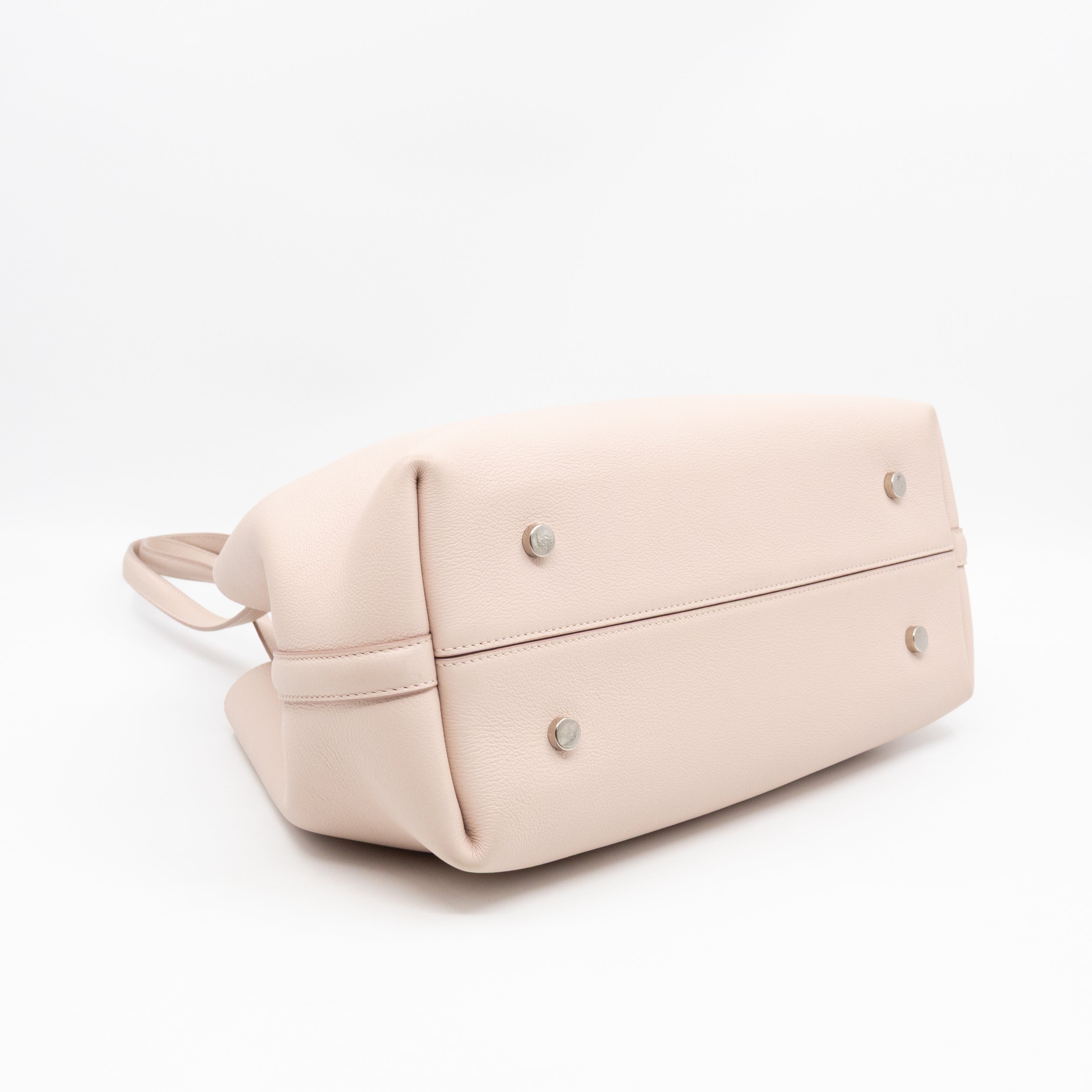 Blossom Tote Medium Sakura Pink Grained Leather